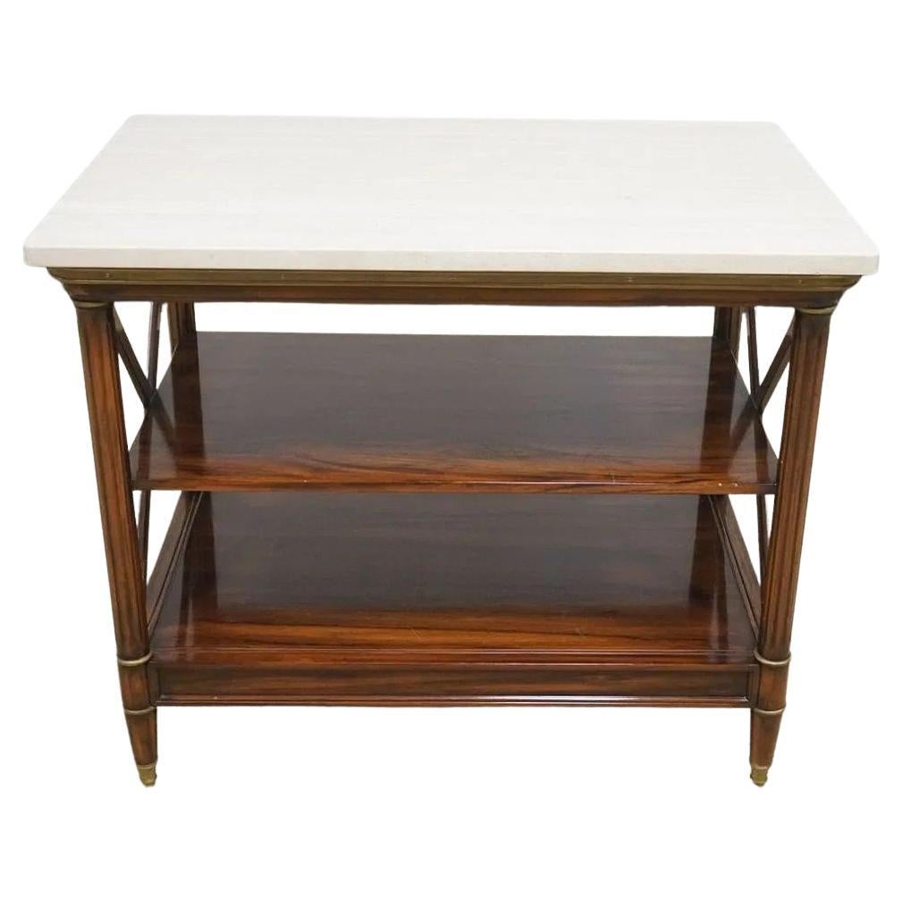 Neoclassical Rosewood Side table
