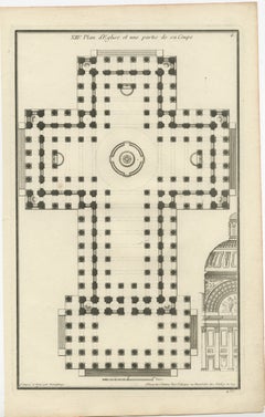 Sanctum néoclassique : gravures ecclésiastiques d'une église de De Neufforge, 770