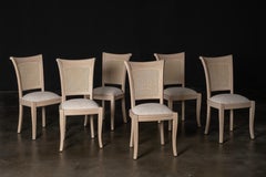 Neoclassical Sigmara Boucle Dining Chairs Set/6, Handmade By Greenapple