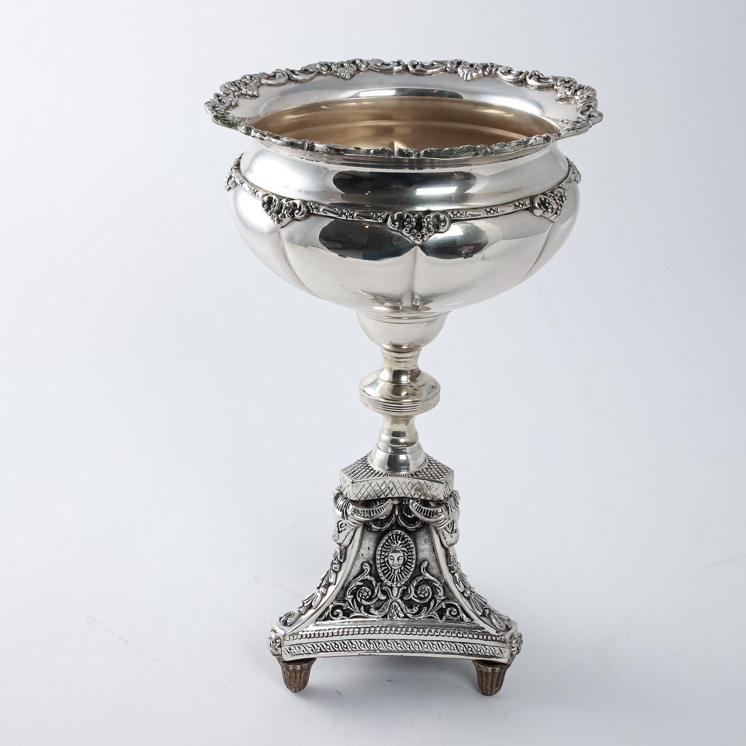 20th Century Neoclassical Silver Plated Centerpieces For Sale