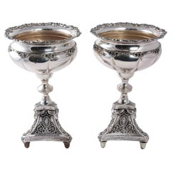Neoclassical Silver Plated Centerpieces