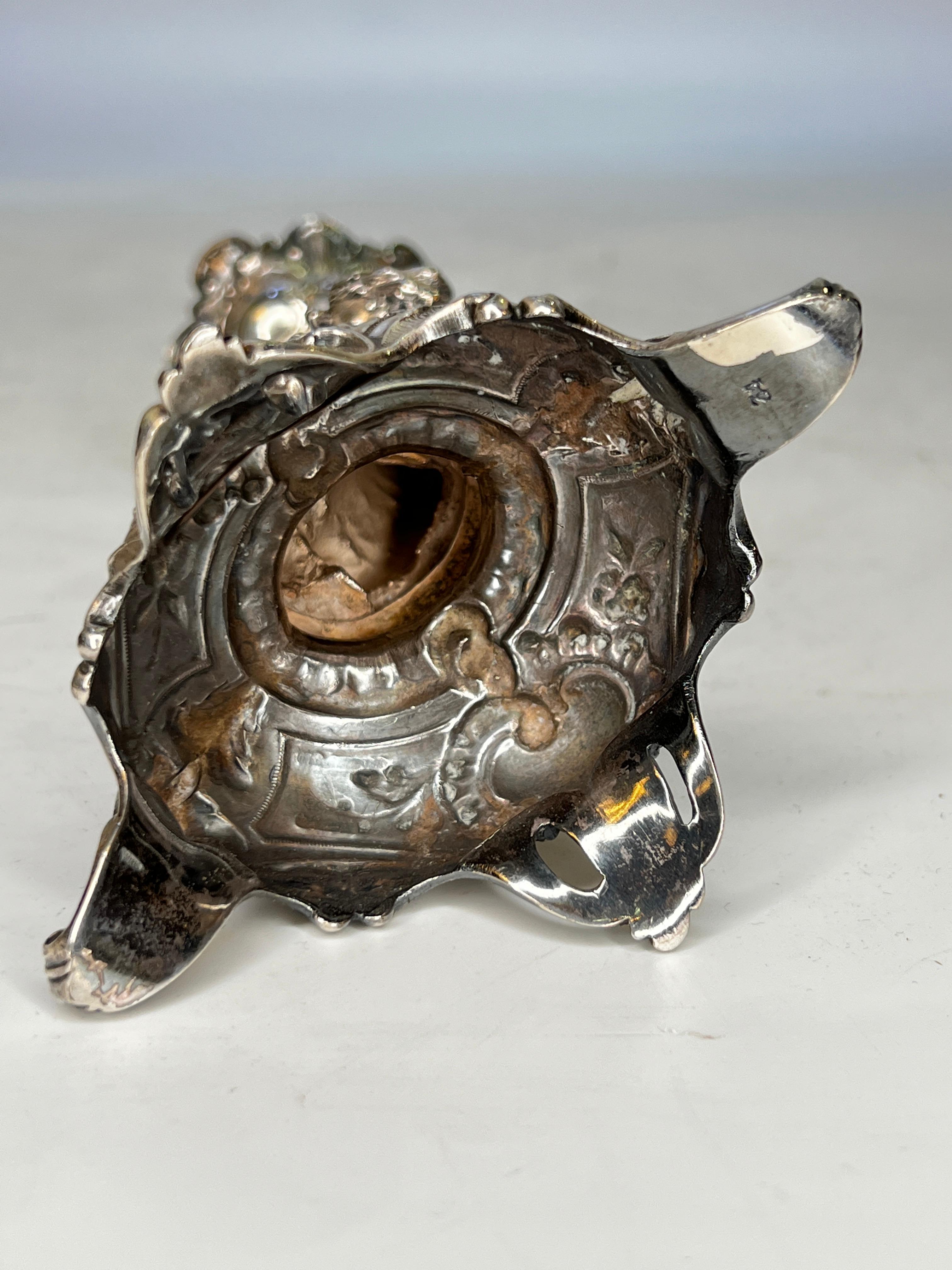 Neoclassical Silverplate Writing Set Including Inkwell and Accessories 8