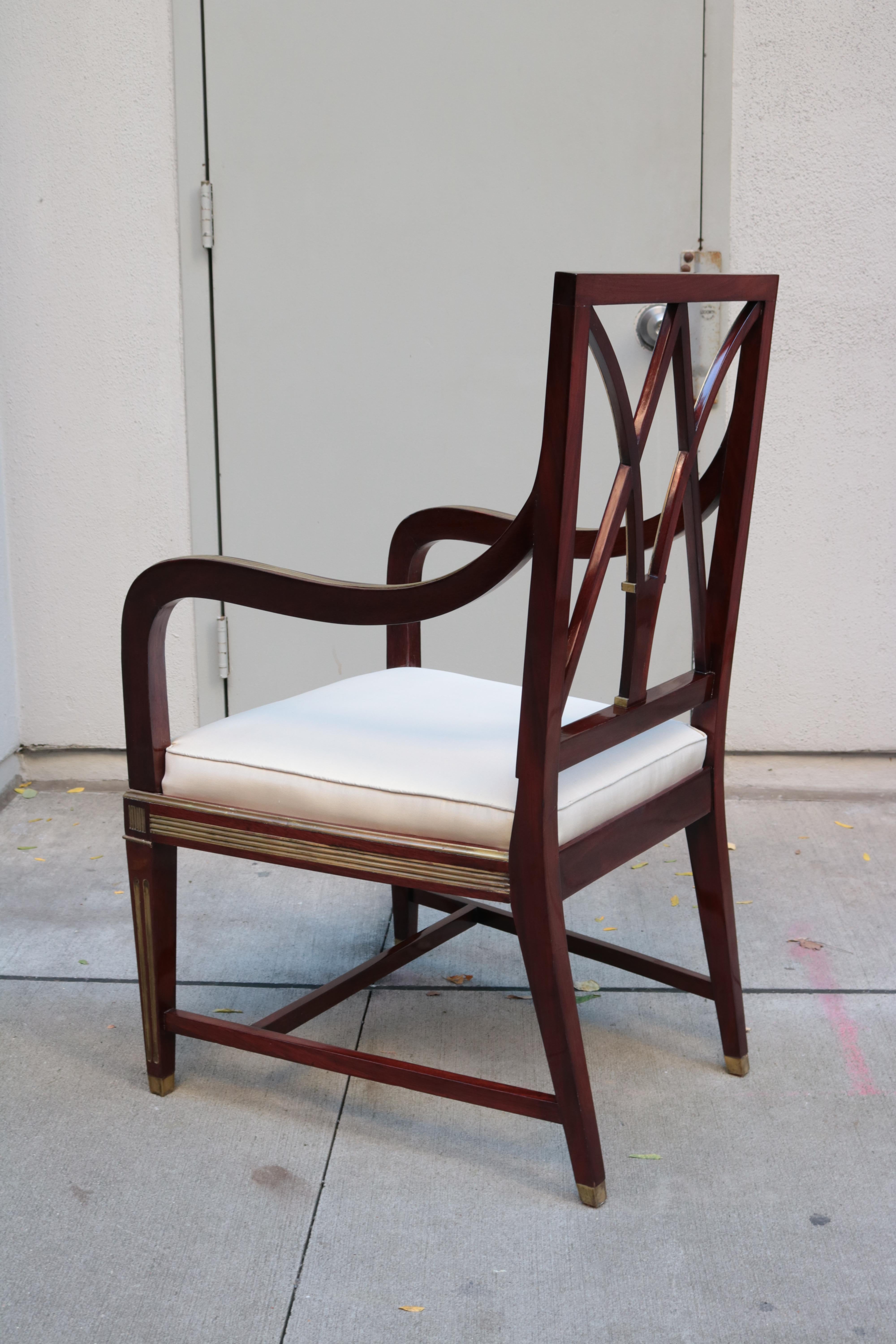 Neoclassical Single Armchair For Sale 4