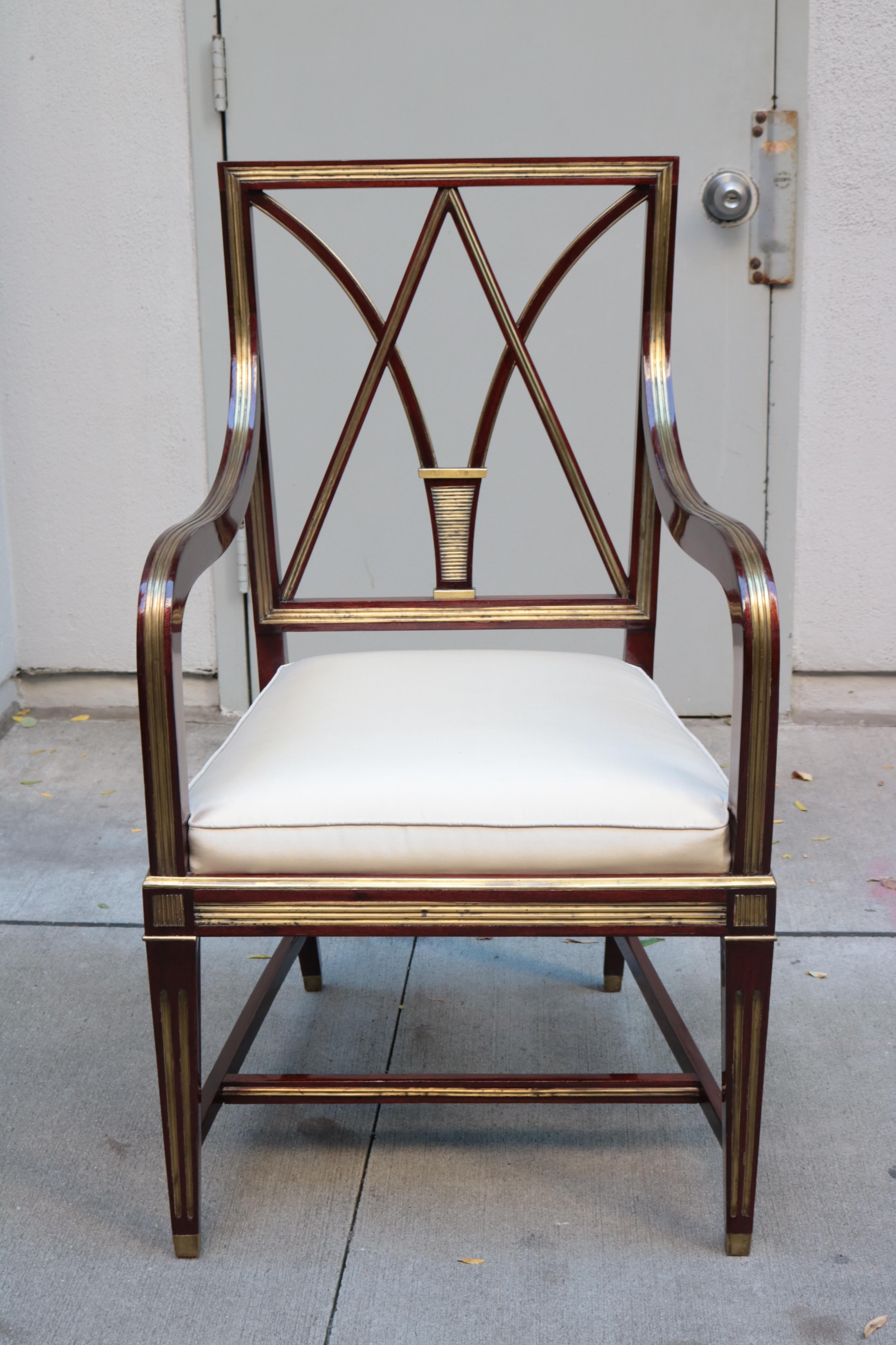 Neoclassical Single Armchair For Sale 2