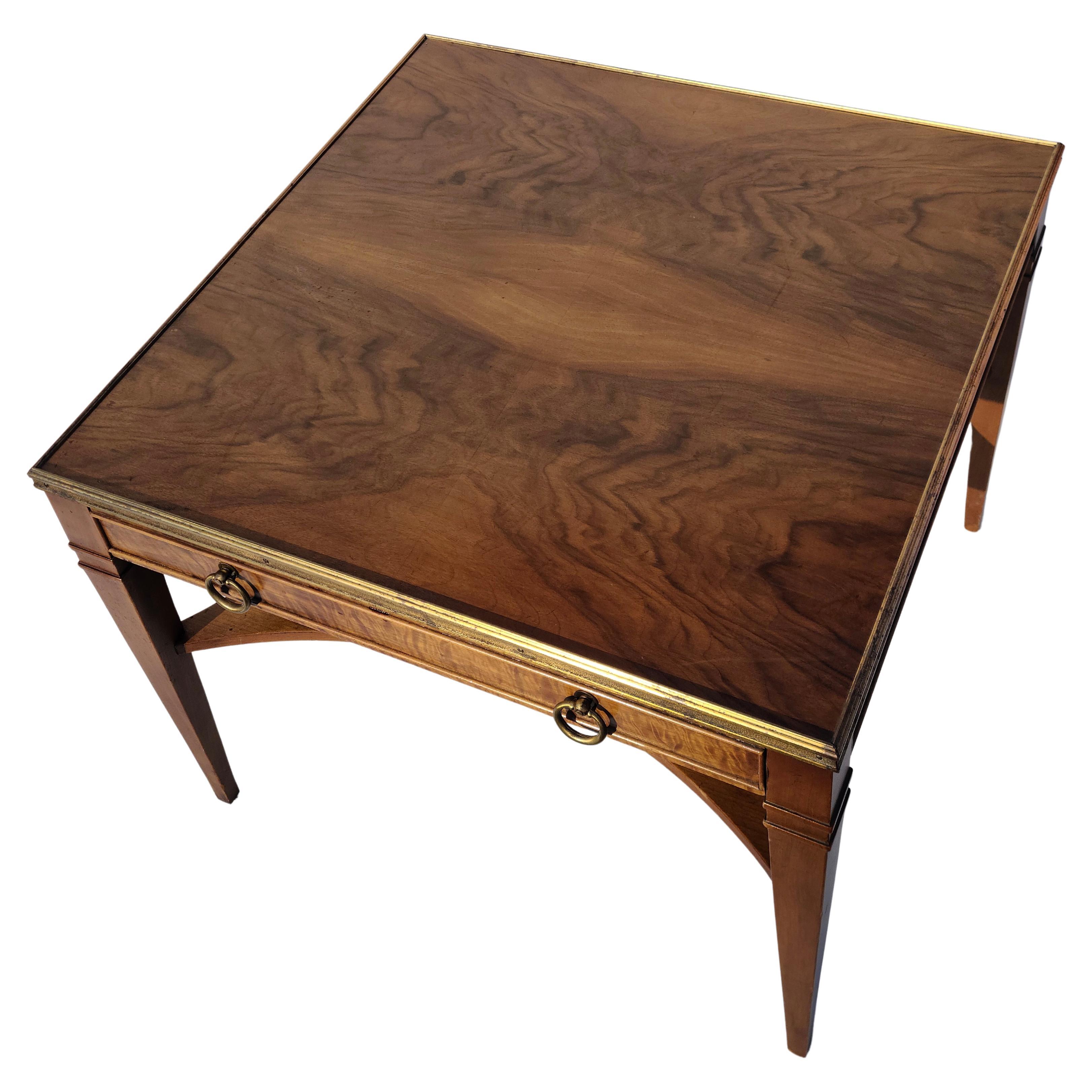 Neoclassical  Single Drawer Table by Baker Furniture  For Sale 2