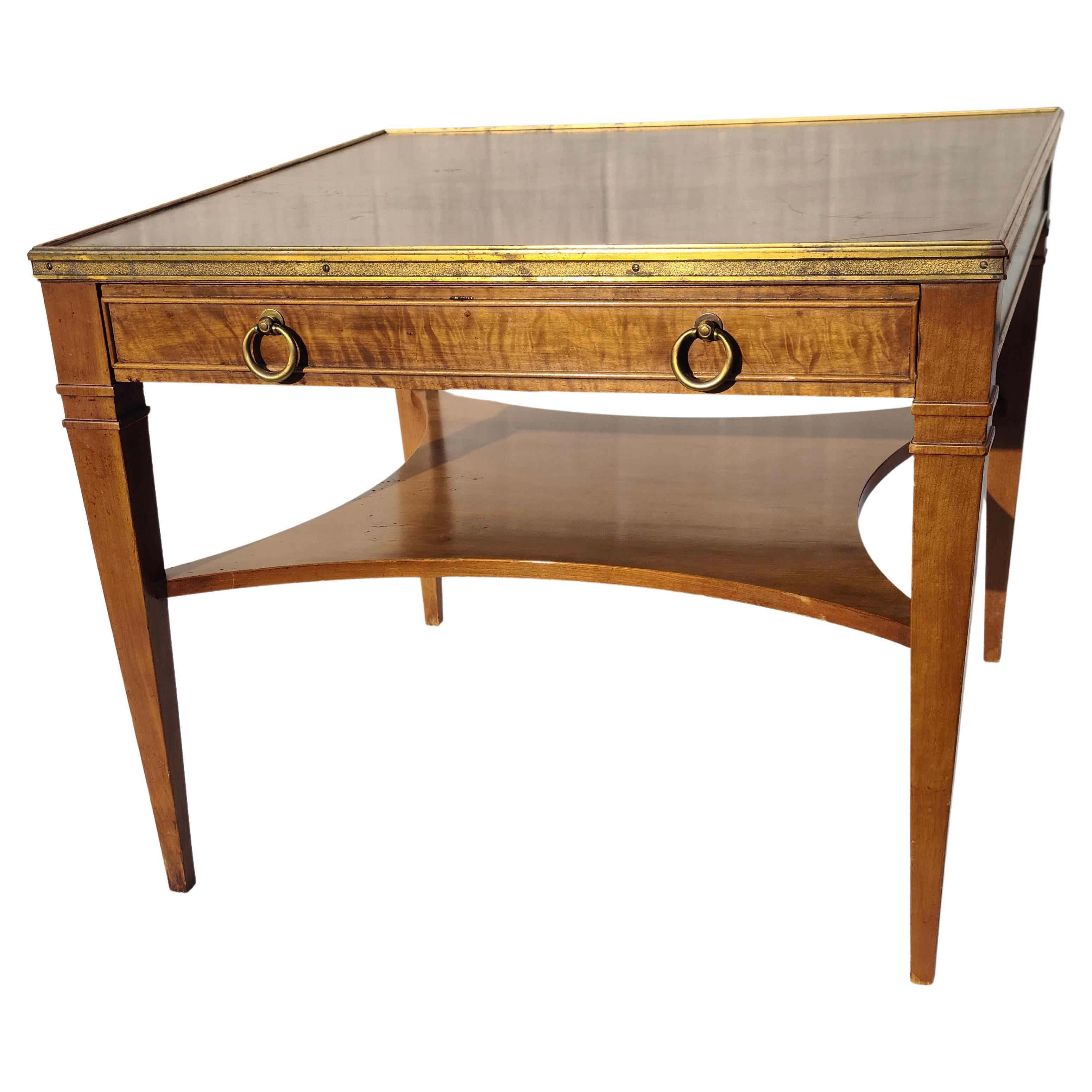 Neoclassical  Single Drawer Table by Baker Furniture 