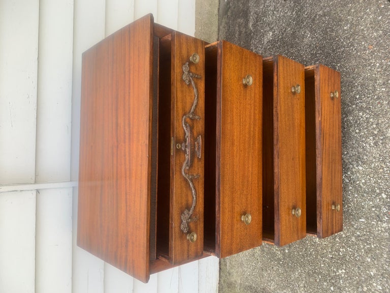 Neoclassical Solid Oak Chest of Drawers, Circa 1930s For Sale at 1stDibs