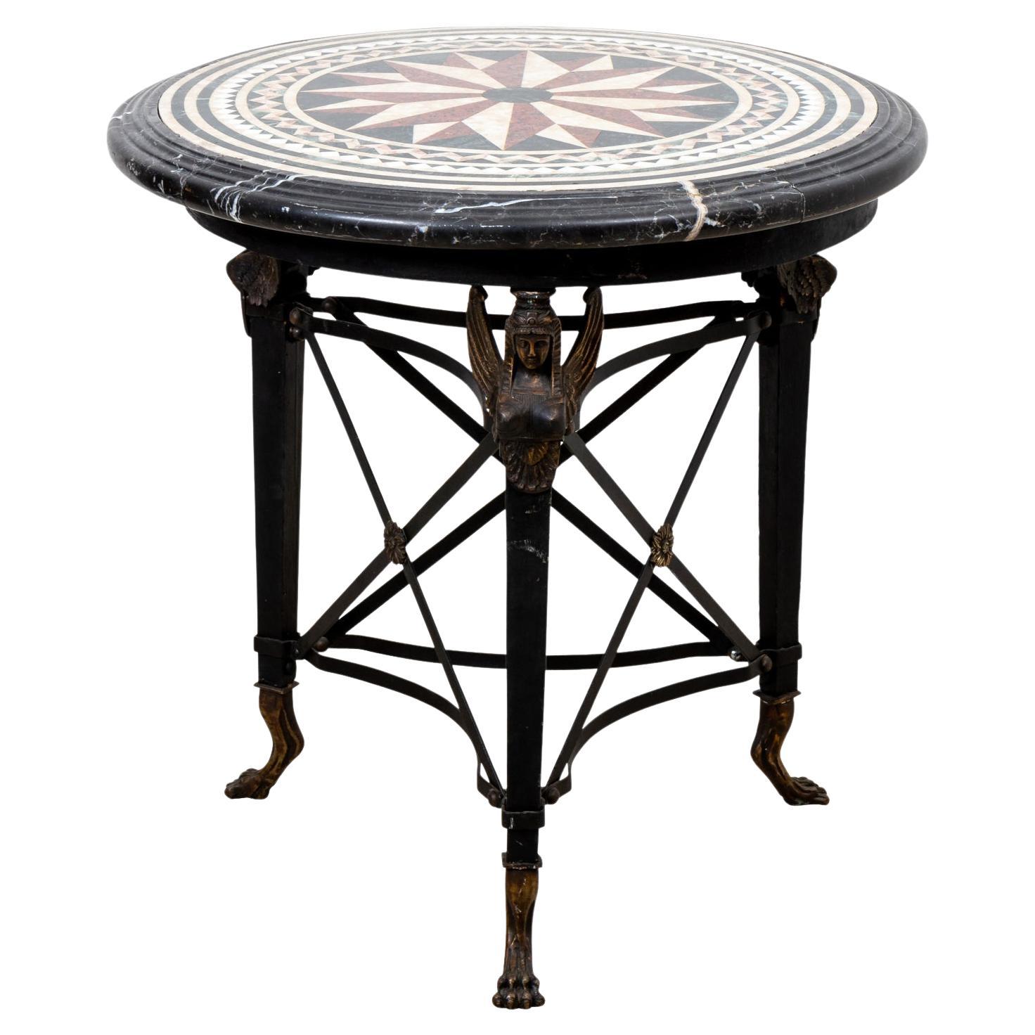 Neoclassical Specimen Table For Sale