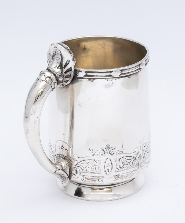Mid-19th Century Neoclassical Sterling Silver Child's Cup/Mug by Gorham For Sale