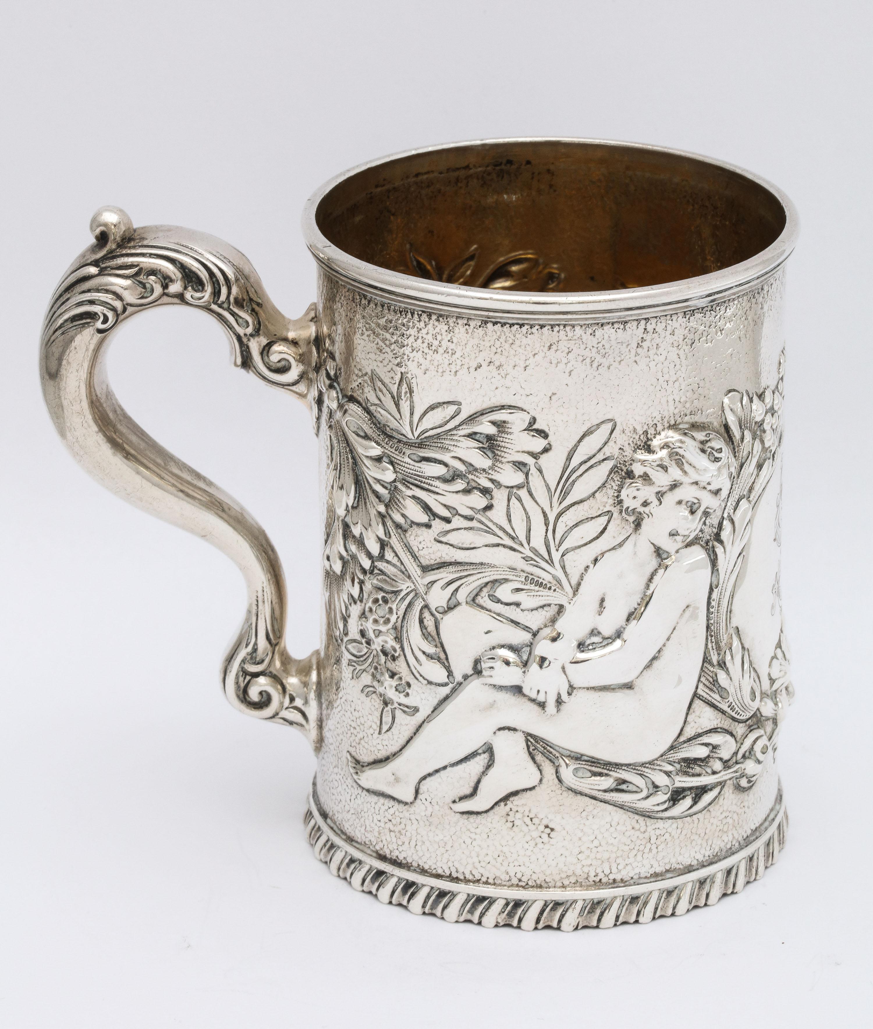 American Neoclassical Sterling Silver Mug/Cup by The Whiting Mfg. Co. For Sale