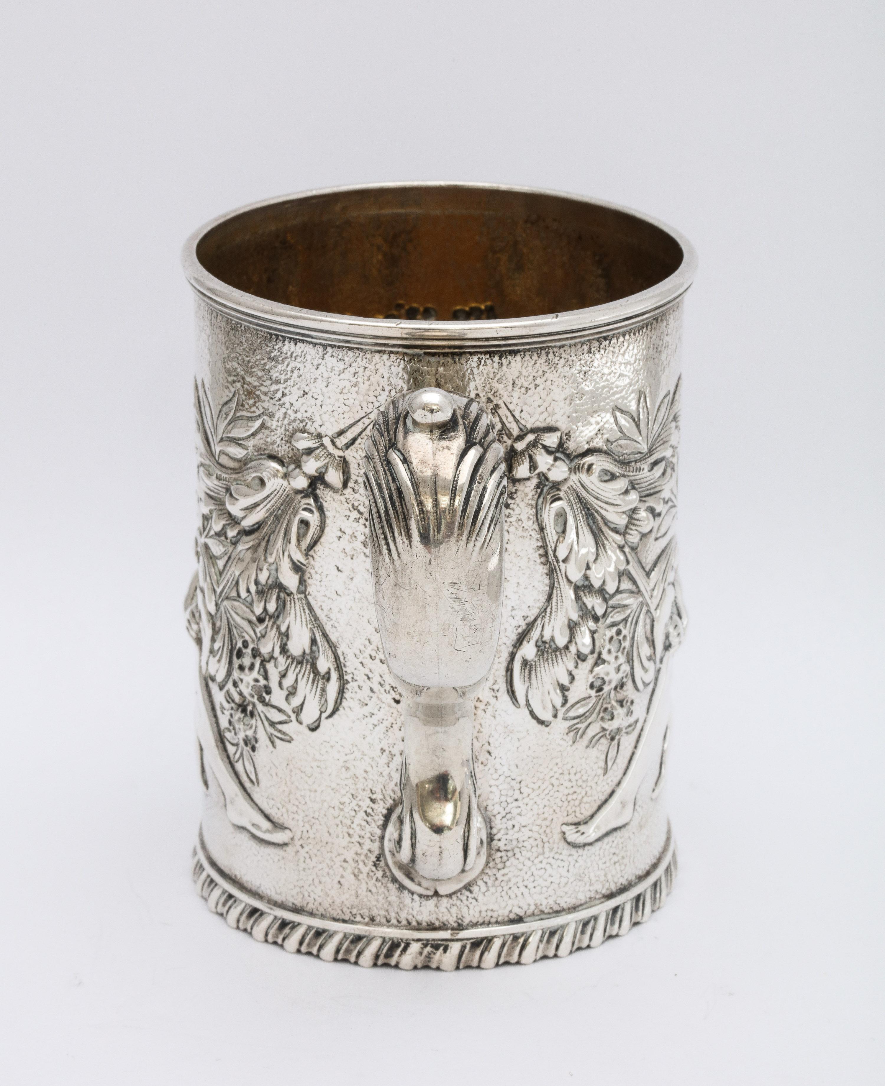 Neoclassical Sterling Silver Mug/Cup by The Whiting Mfg. Co. For Sale 2