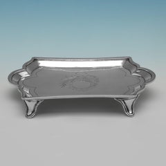 Neoclassical sterling silver teapot stand made in London in 1795