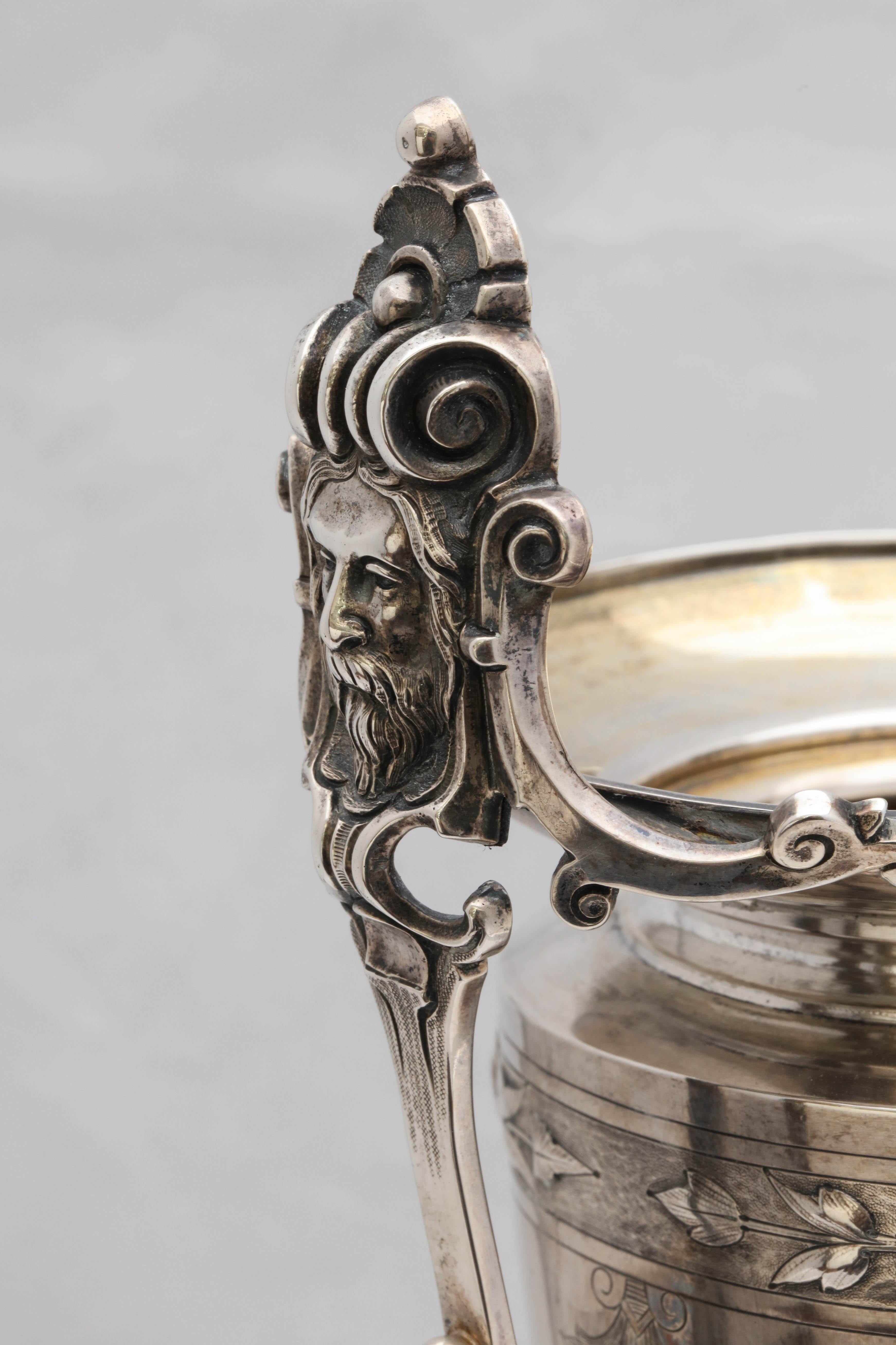Neoclassical Sterling Silver Vase by Shreve, Stanwood and Co. 4