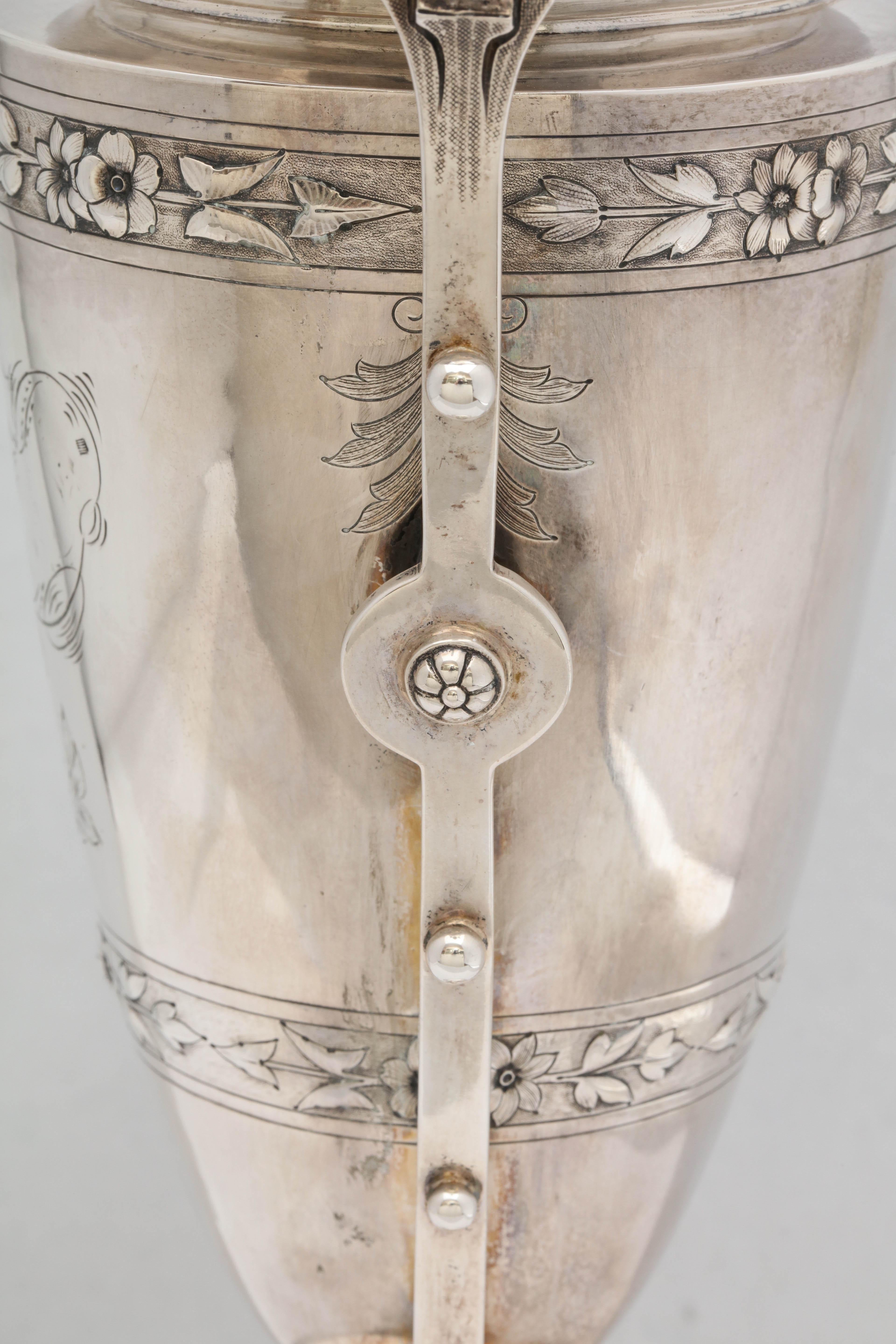 Neoclassical Sterling Silver Vase by Shreve, Stanwood and Co. 6