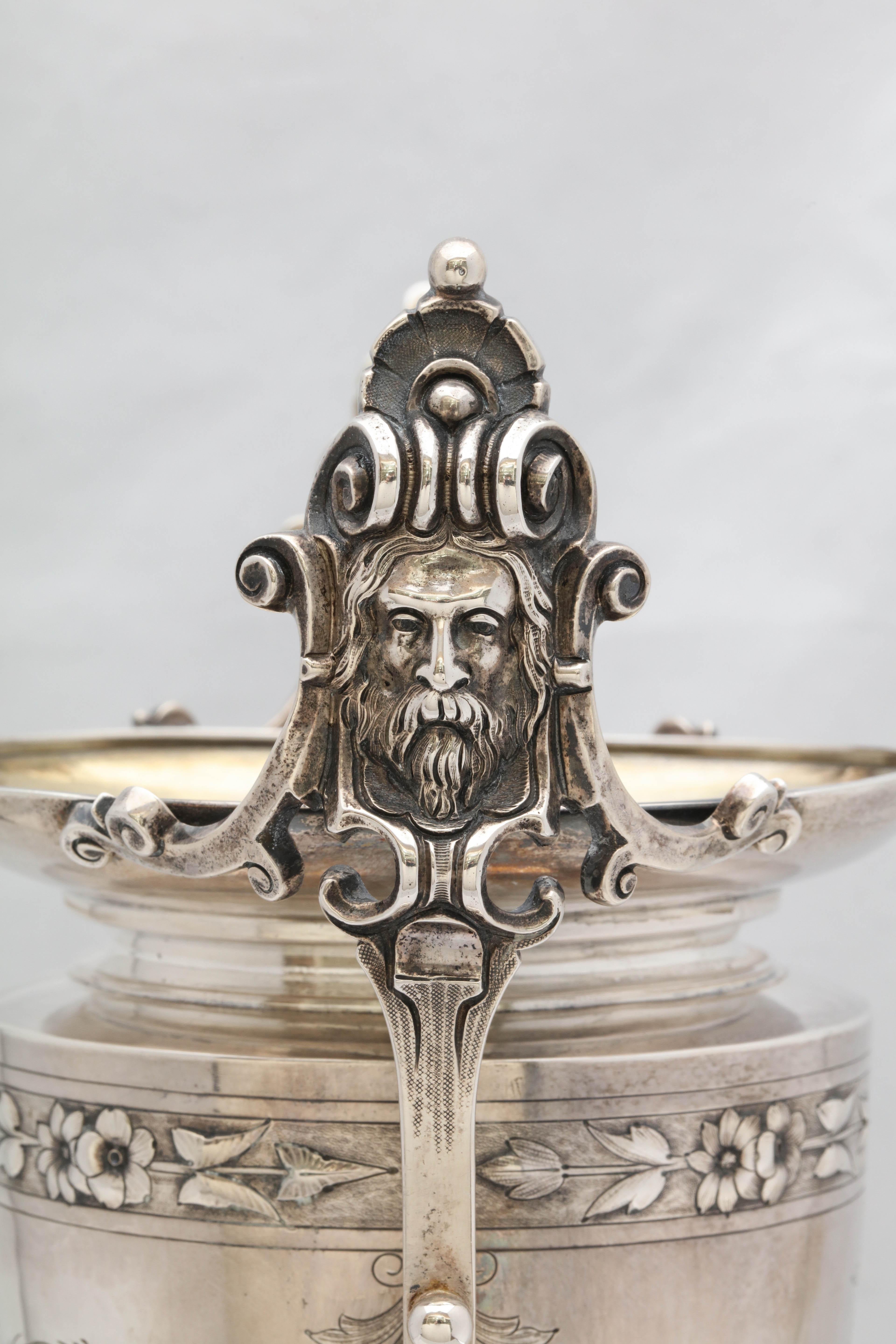 Neoclassical Sterling Silver Vase by Shreve, Stanwood and Co. 7