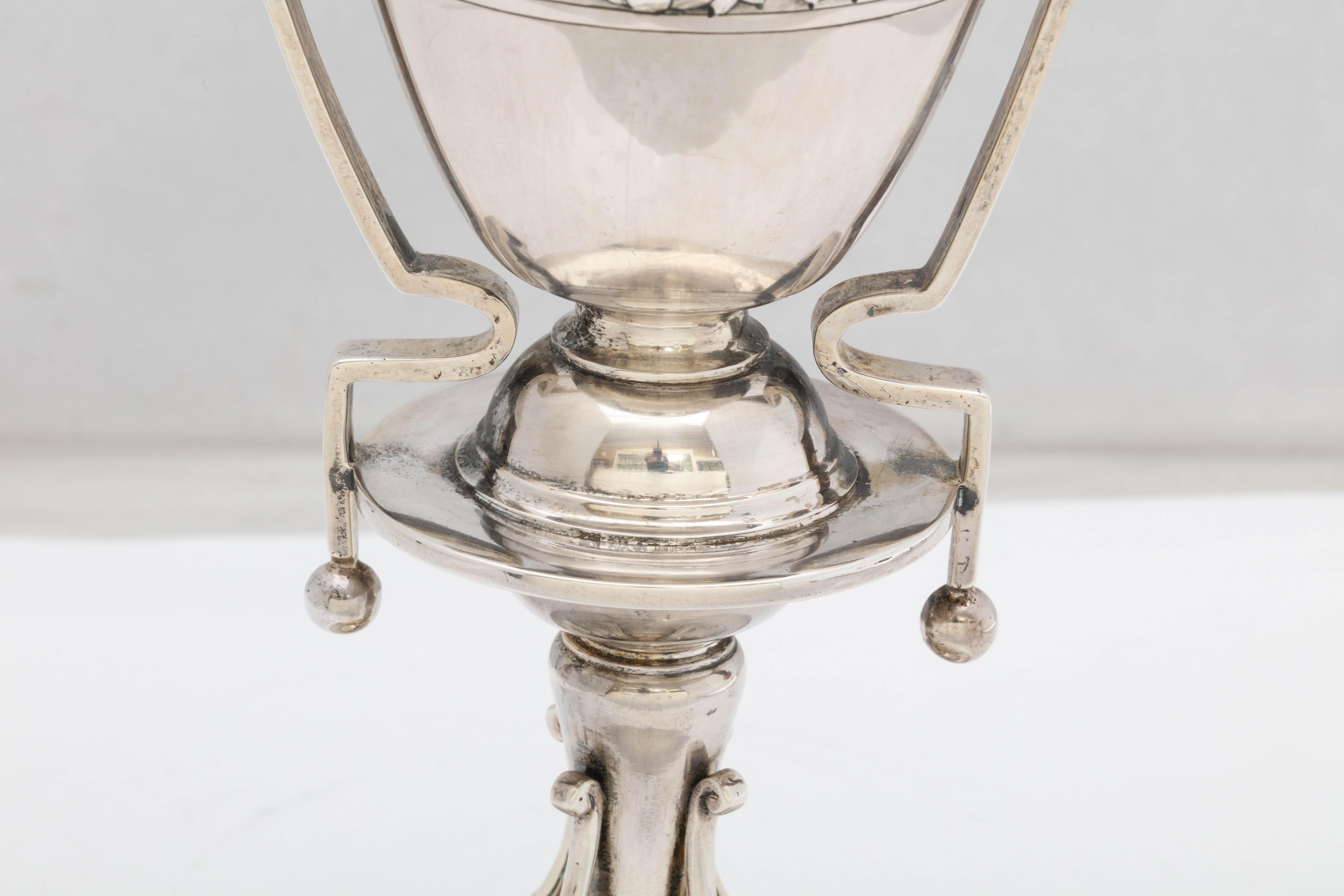 Neoclassical Sterling Silver Vase by Shreve, Stanwood and Co. 10