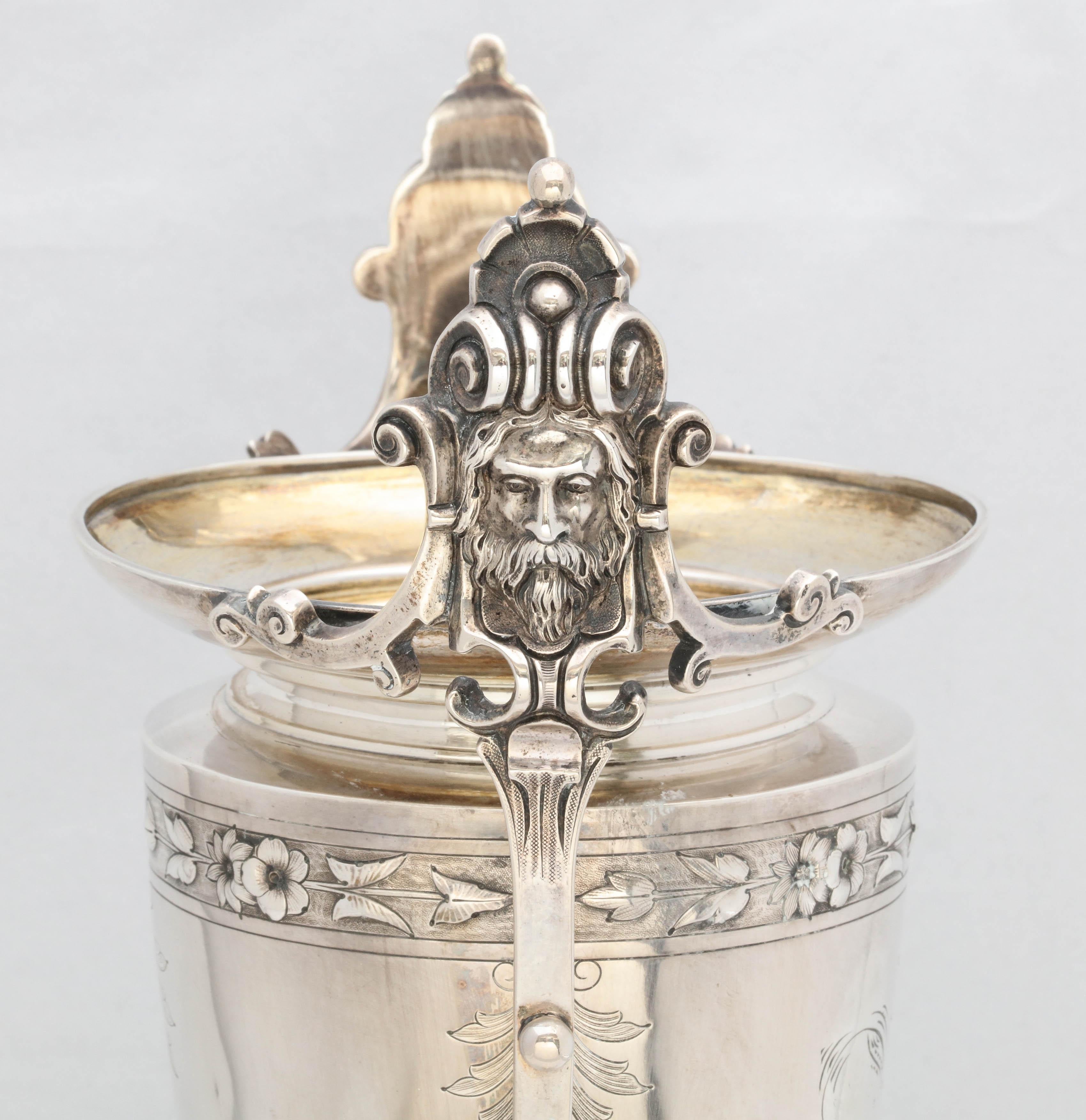 Late 19th Century Neoclassical Sterling Silver Vase by Shreve, Stanwood and Co.
