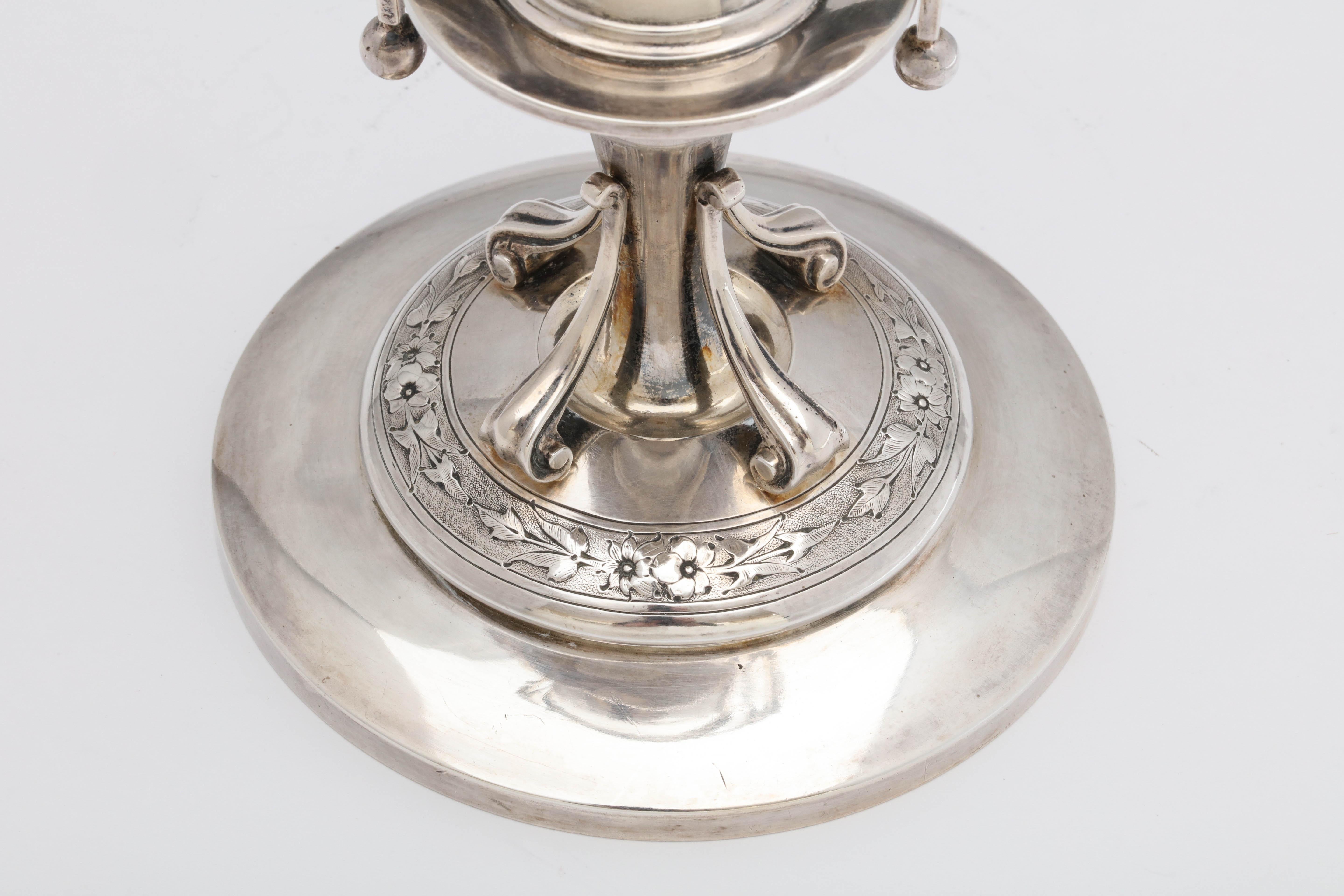 Neoclassical Sterling Silver Vase by Shreve, Stanwood and Co. 1