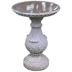 Neoclassical Stone Birdbath