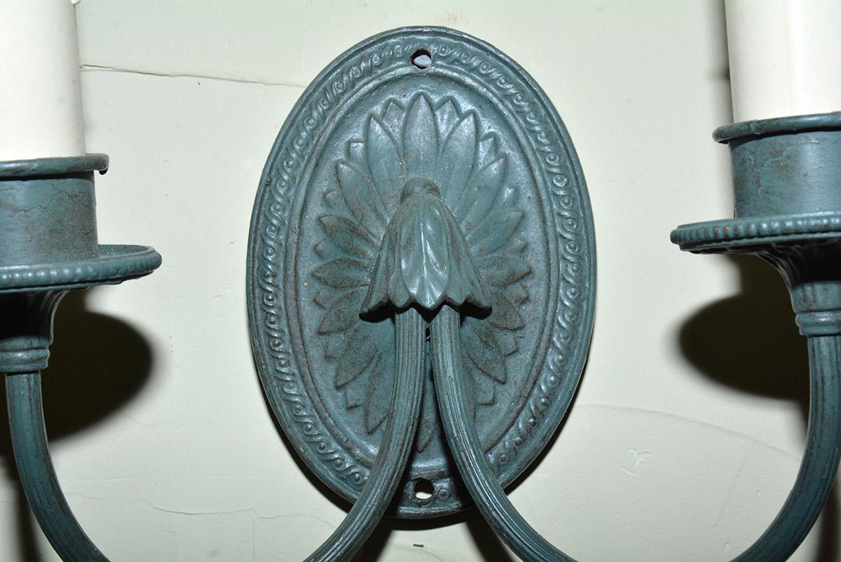Adam Style Neoclassical Style 2-Arm Sconce For Sale