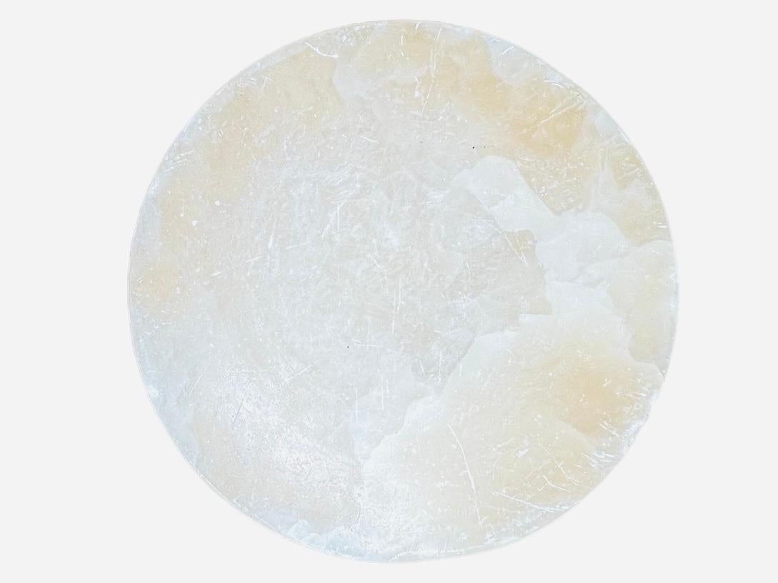 Neoklassischer Stil Alabaster Säule Pedestal im Angebot 2