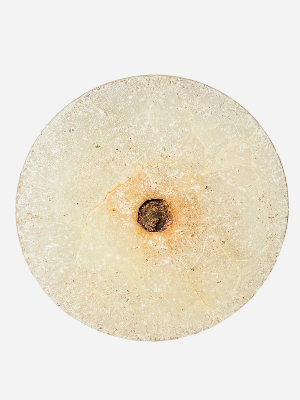 Neoklassischer Stil Alabaster Säule Pedestal im Angebot 3