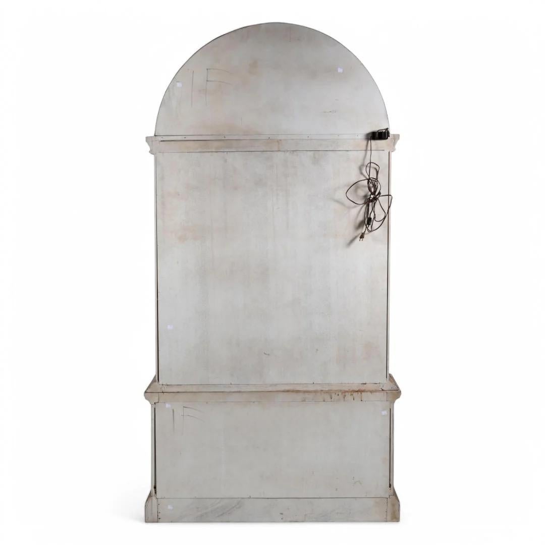 Neoclassical Style Arched Bookcase Display Cabinets By Berhardt, Set Of 3 For Sale 2