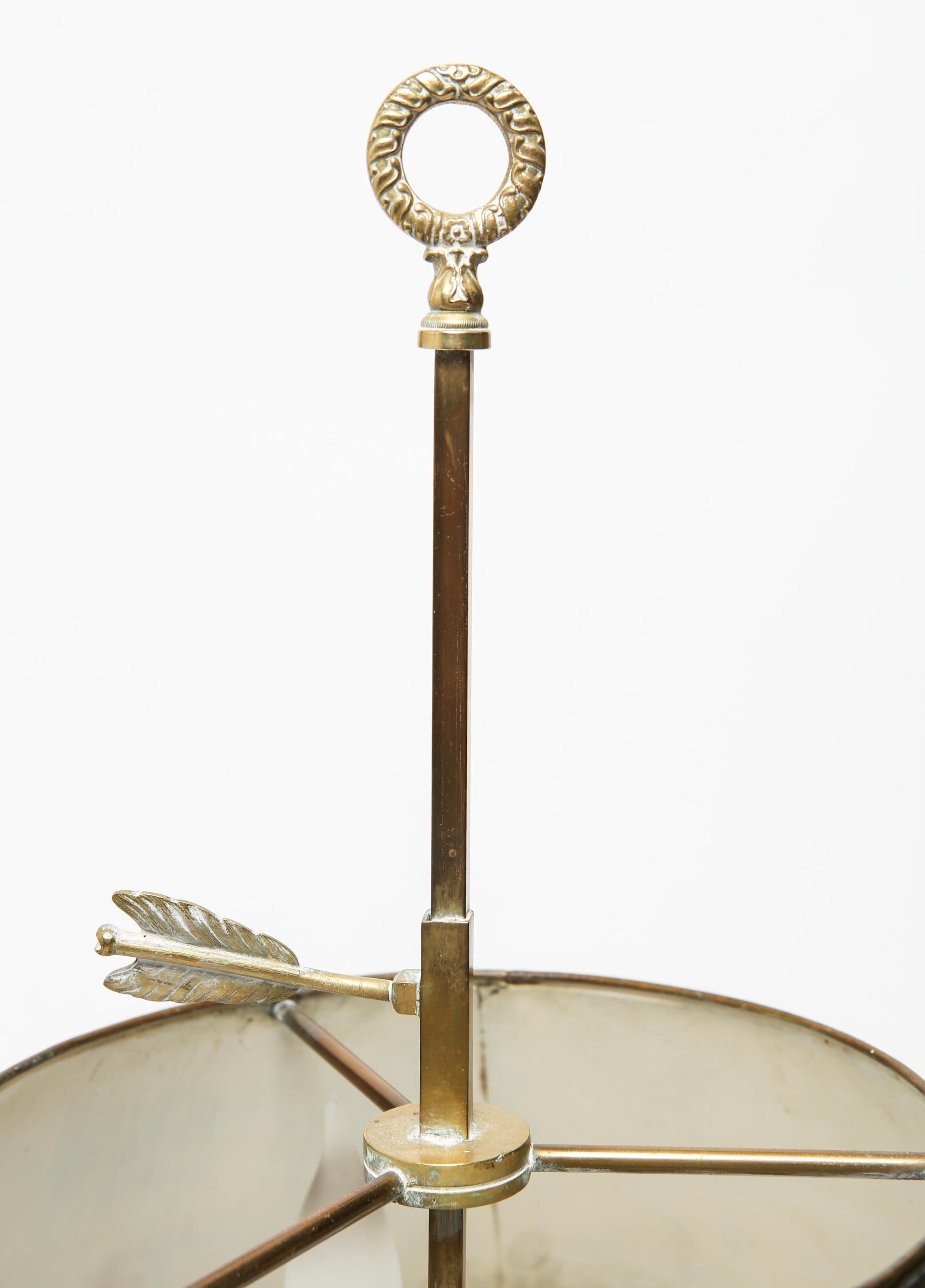 Neoclassical Style Bouillotte Lamp in Gilt Bronze (Neoklassisch)