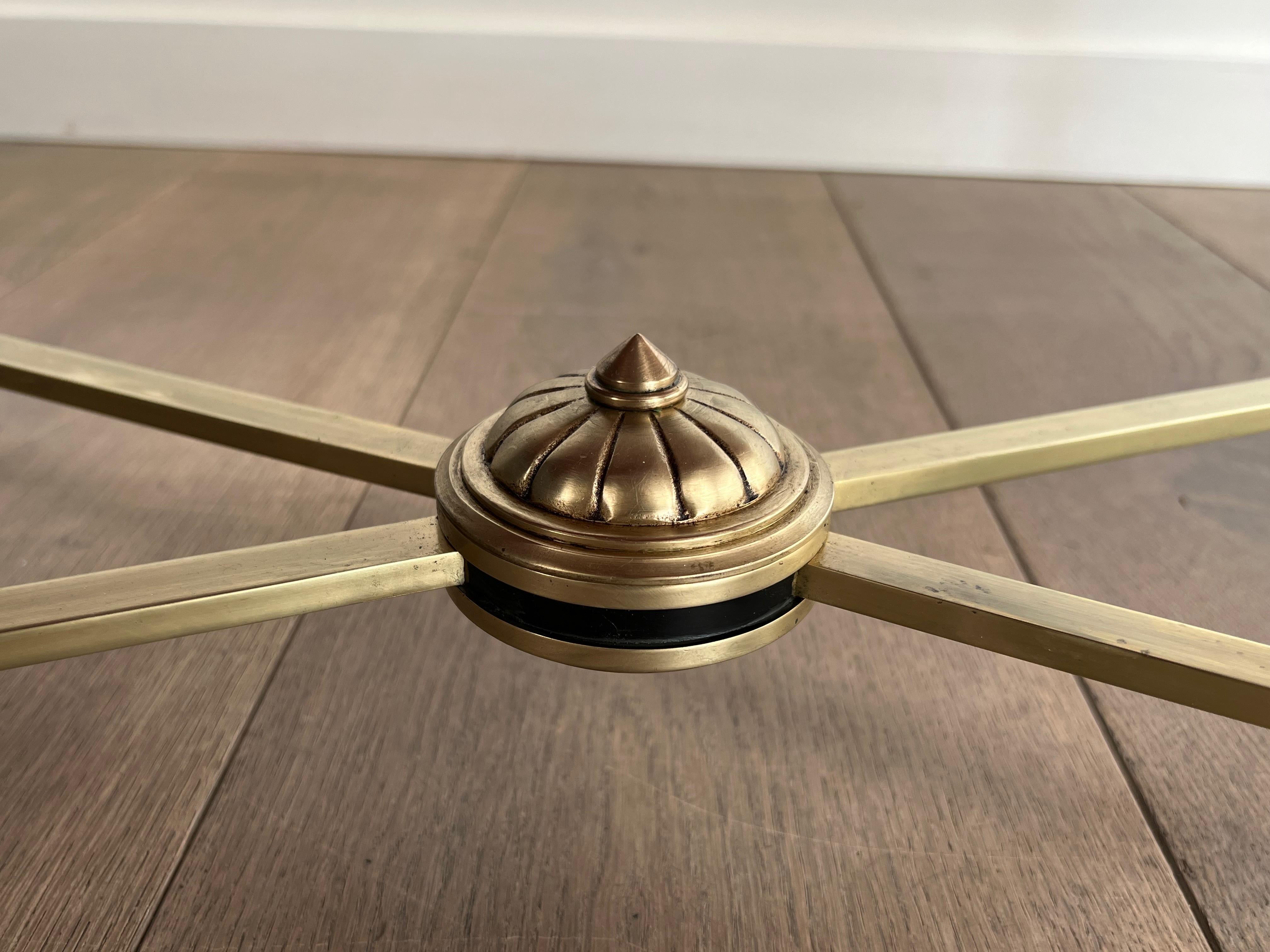 Table basse de style néoclassique avec plateau en miroir églomisé de la Maison Jansen 5