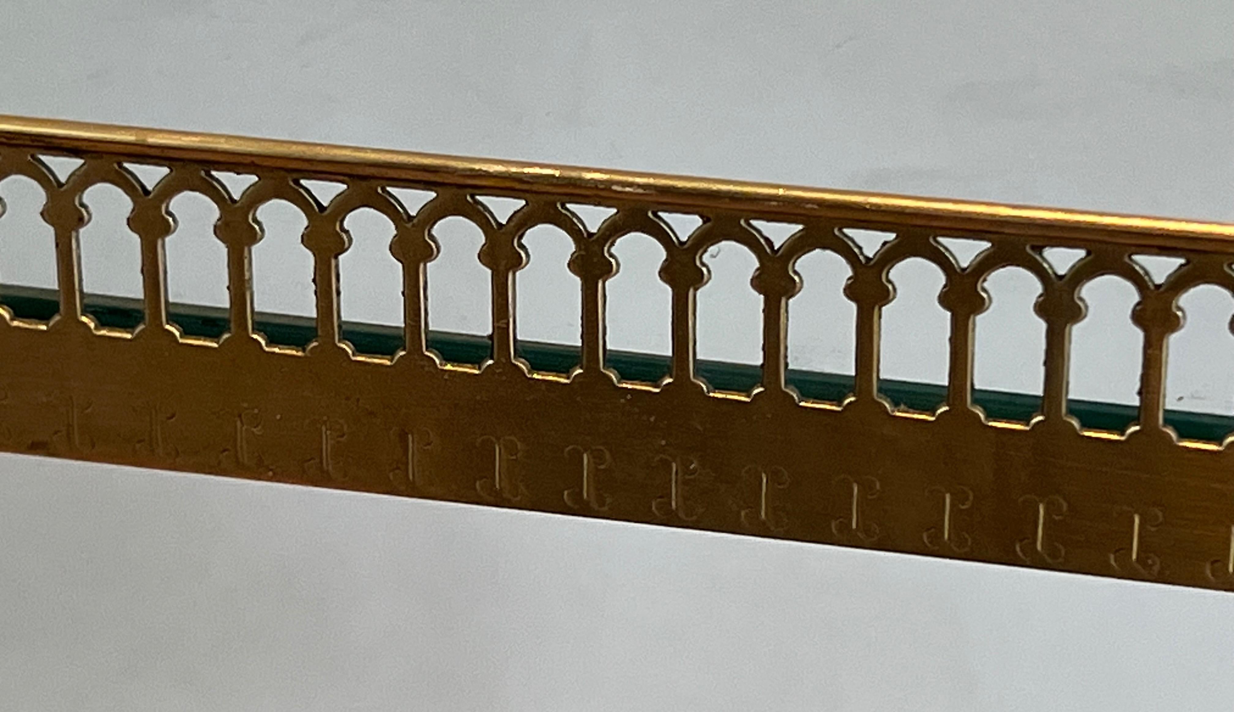 Neoclassical style brass drinks trolley with cherubs For Sale 13