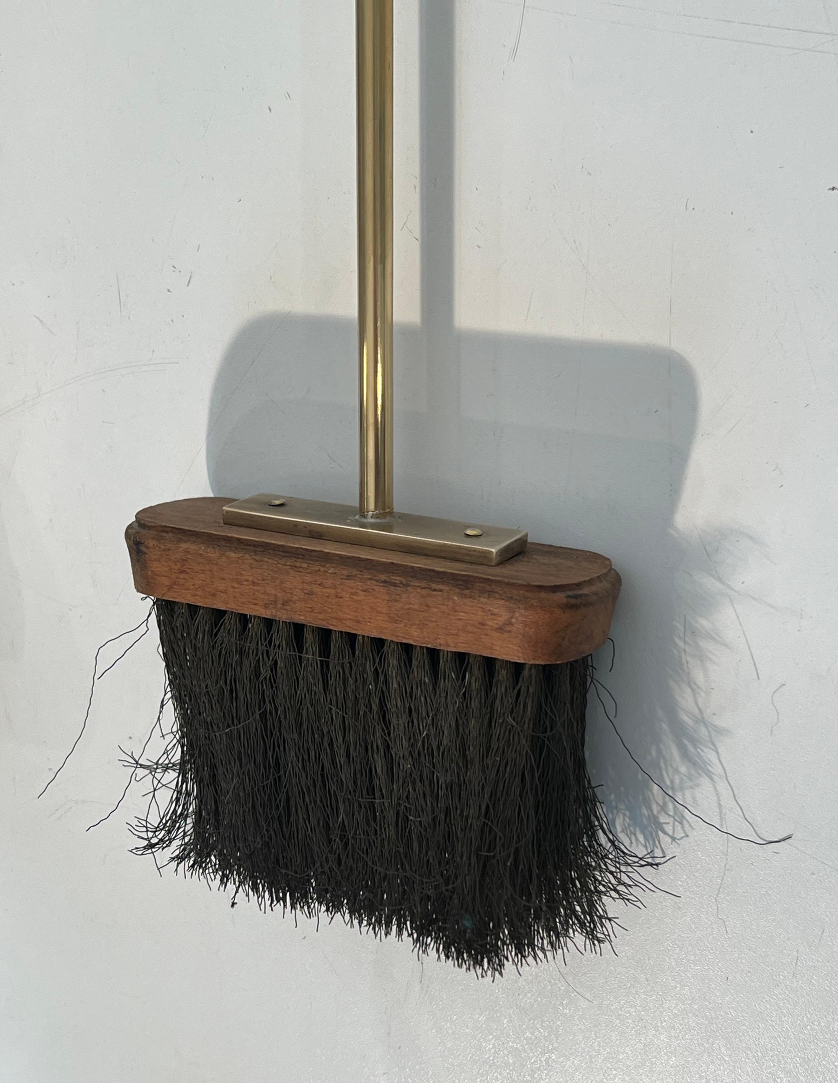 Neoclassical Style Brass Fireplace Tools on Stand In the style of Maison Jansen For Sale 10