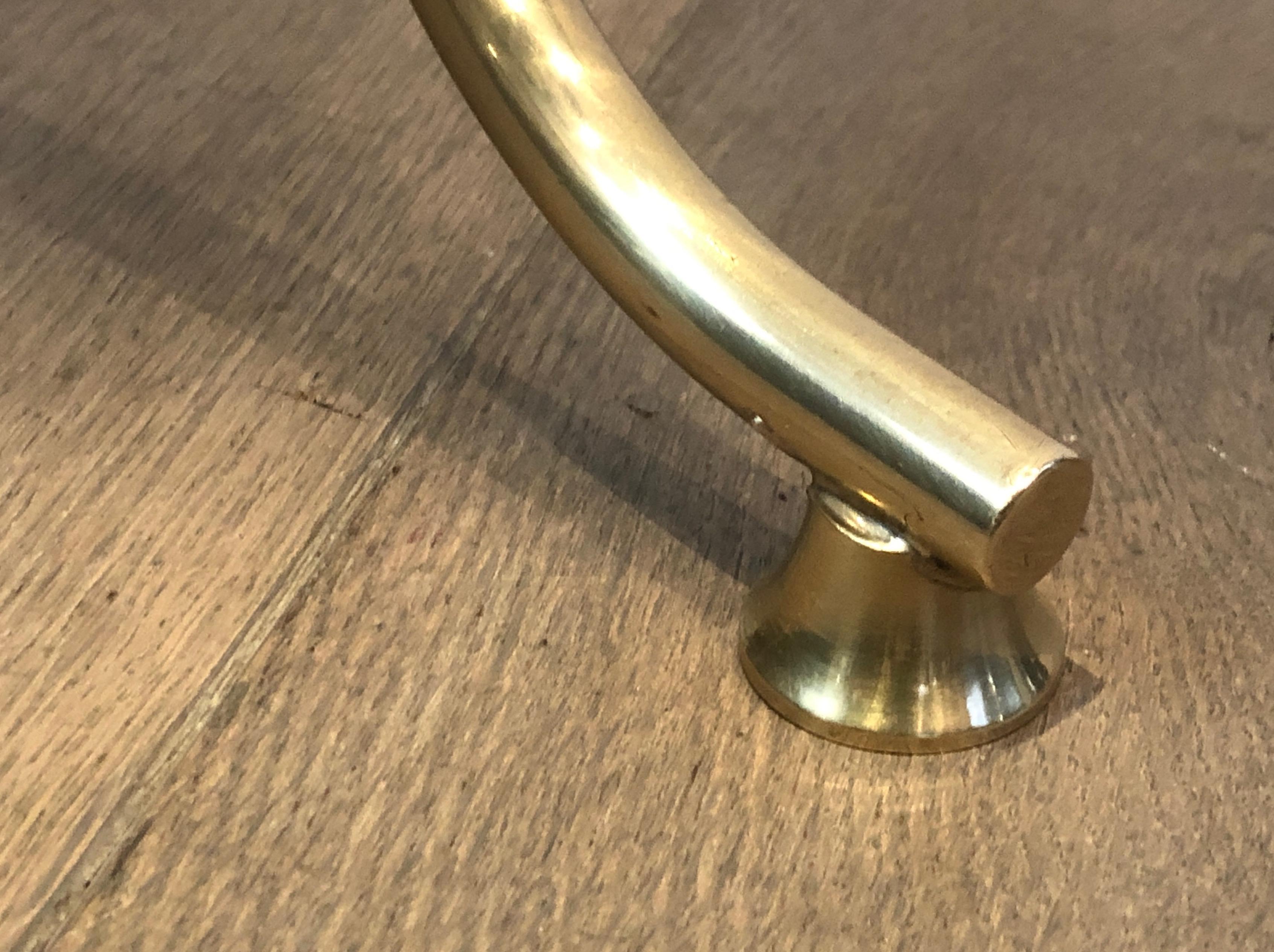 Neoclassical Style Brass Floor Lamp in the style of Maison Jansen For Sale 6