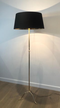 Neoclassical Style Brass Floor Lamp in the style of Maison Jansen