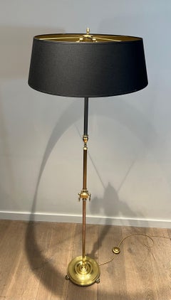 Lampada da terra in ottone in stile neoclassico della Maison Jansen