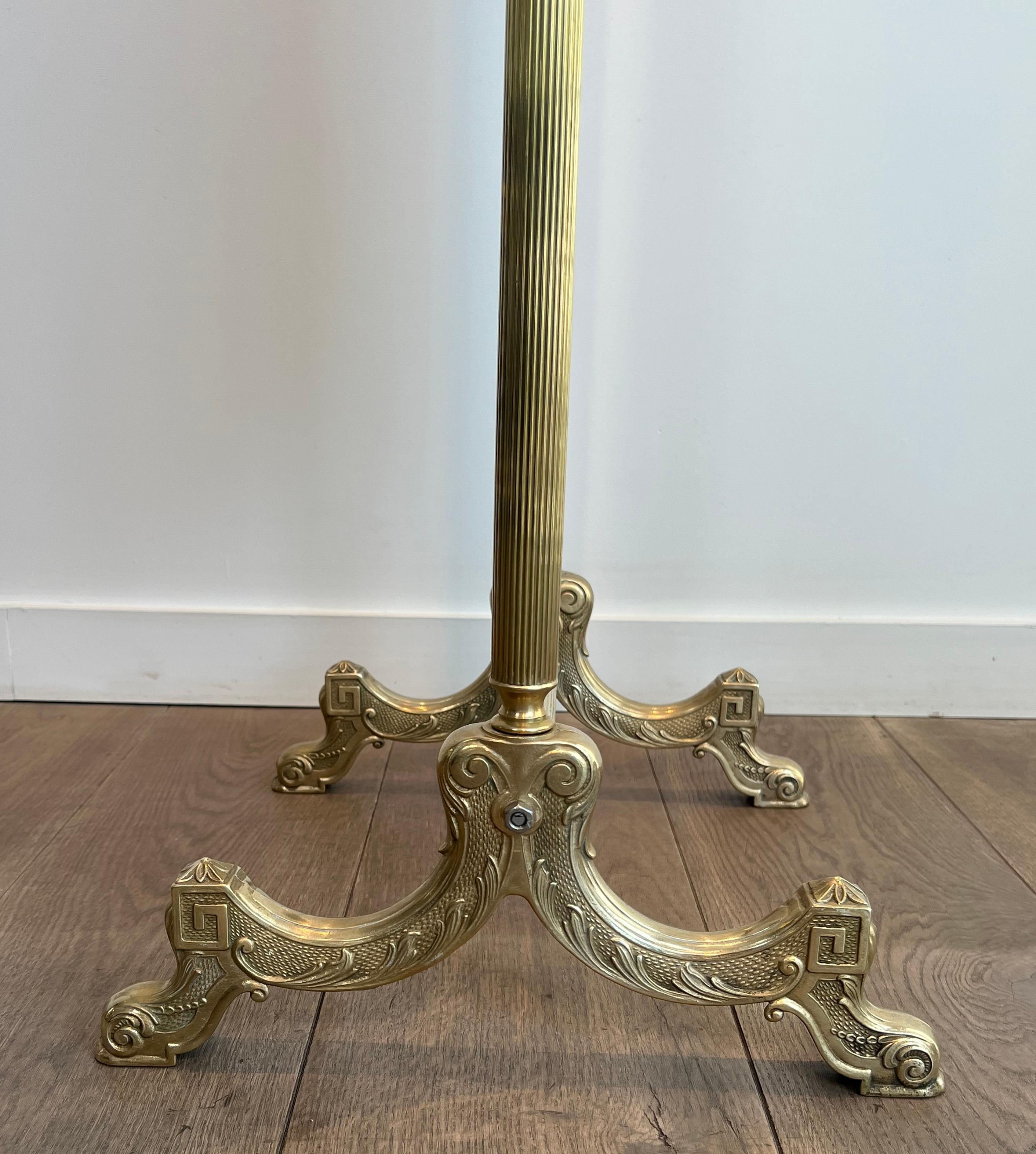Specchio da terra Psyché in ottone in stile neoclassico della Maison Jansen in vendita 12