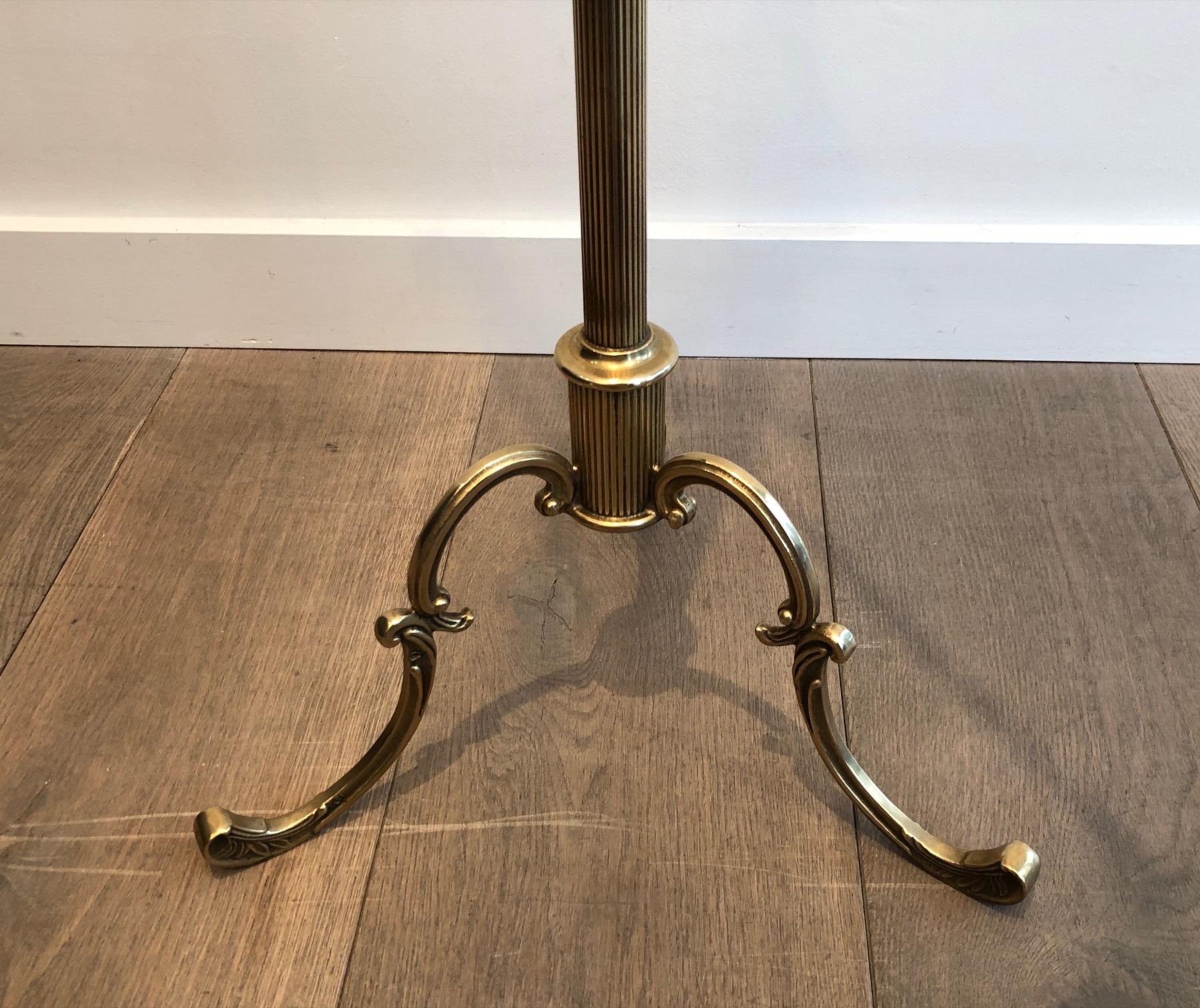 Neoclassical Style Brass Towel Holder For Sale 3