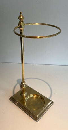 Neoclassical Style Brass Umbrella Stand