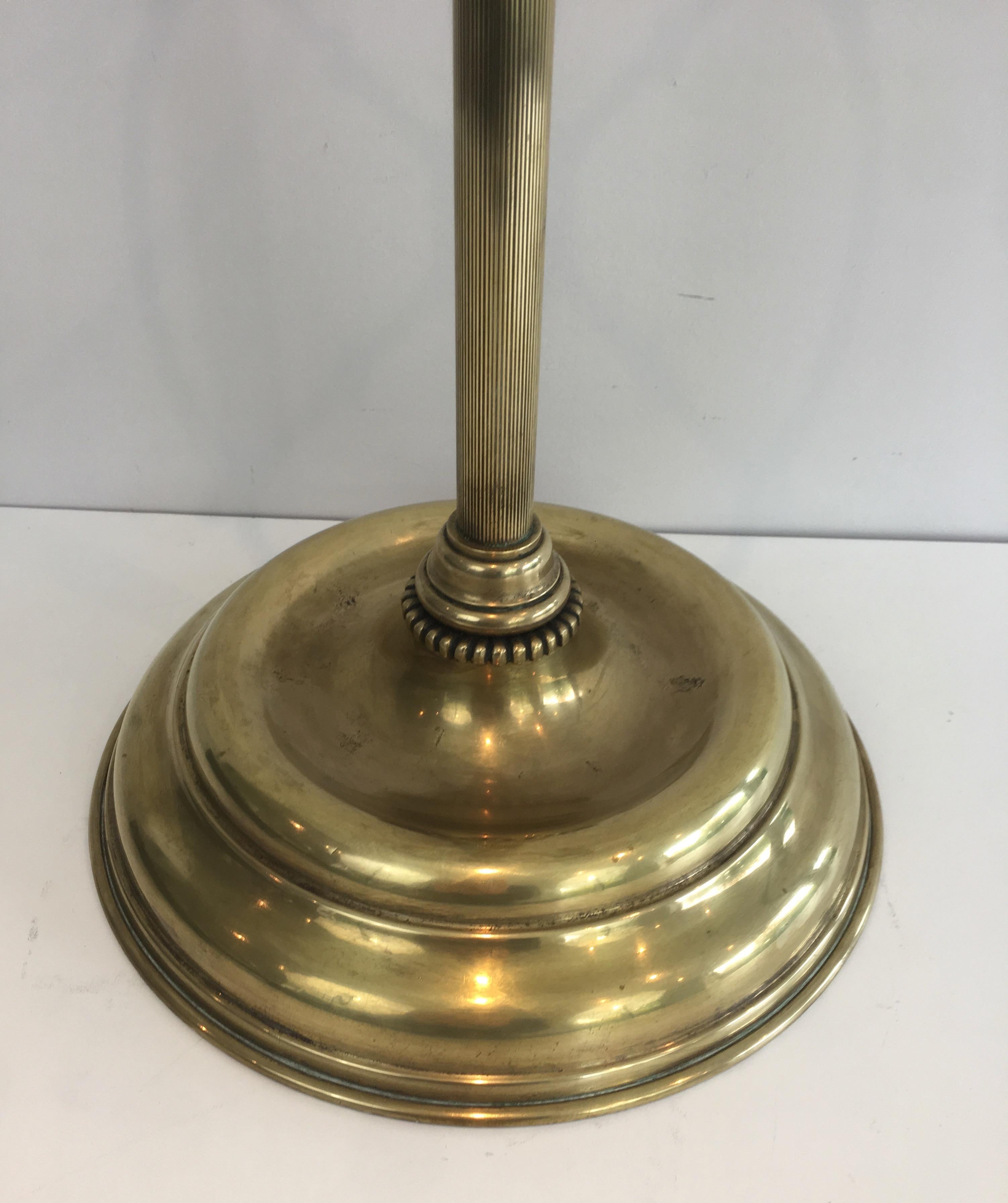 Neoclassical Style Brass Umbrella Stand, French, circa 1940 4