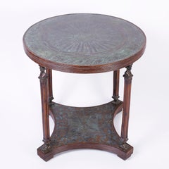 Neoclassical Style Bronze Center Table