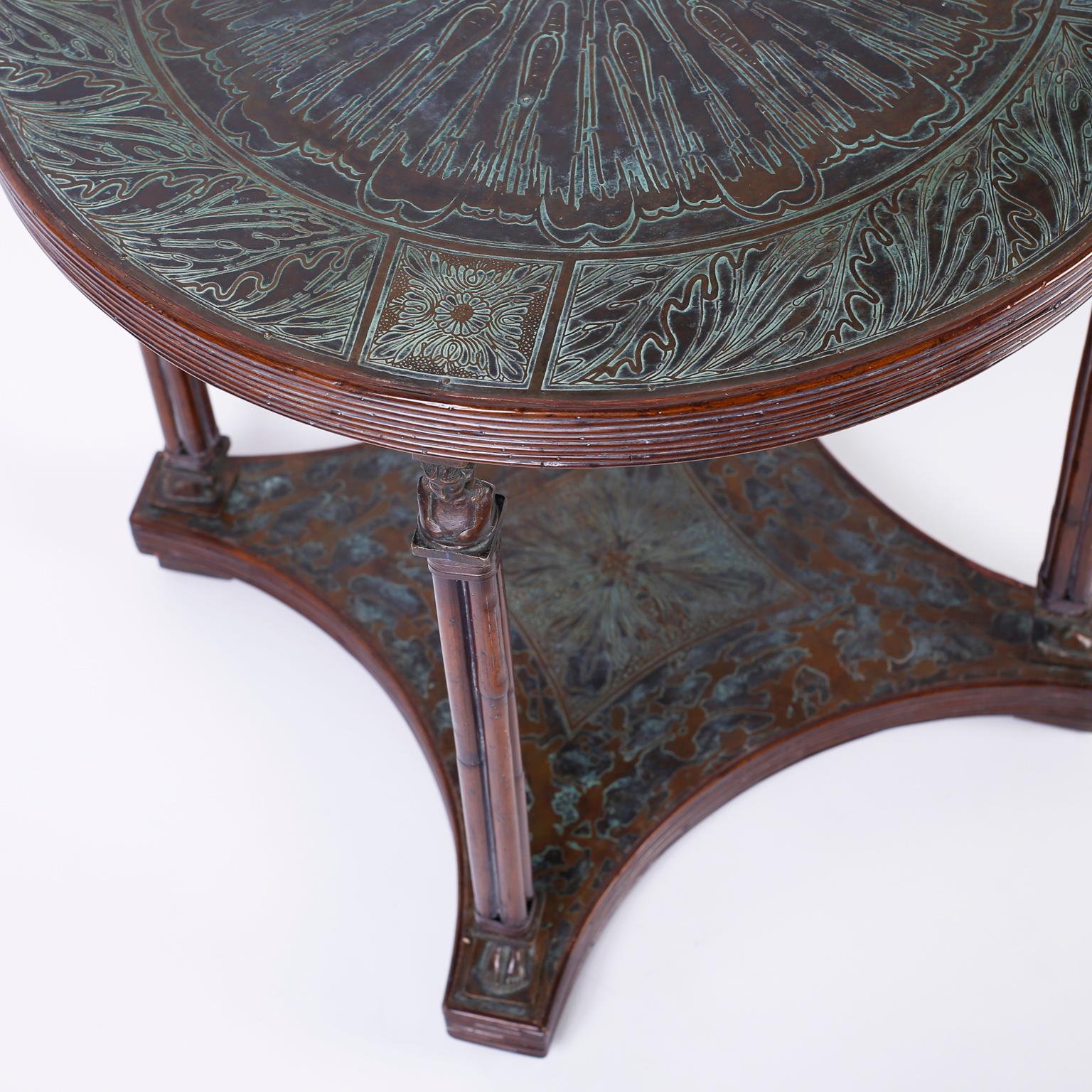Philippine Neoclassical Style Bronze Center Table