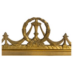 Neoclassical Style Carved Gilt Pier Mirrors, Pair