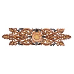 Neoclassical Style Carved Wood Wall Plaque