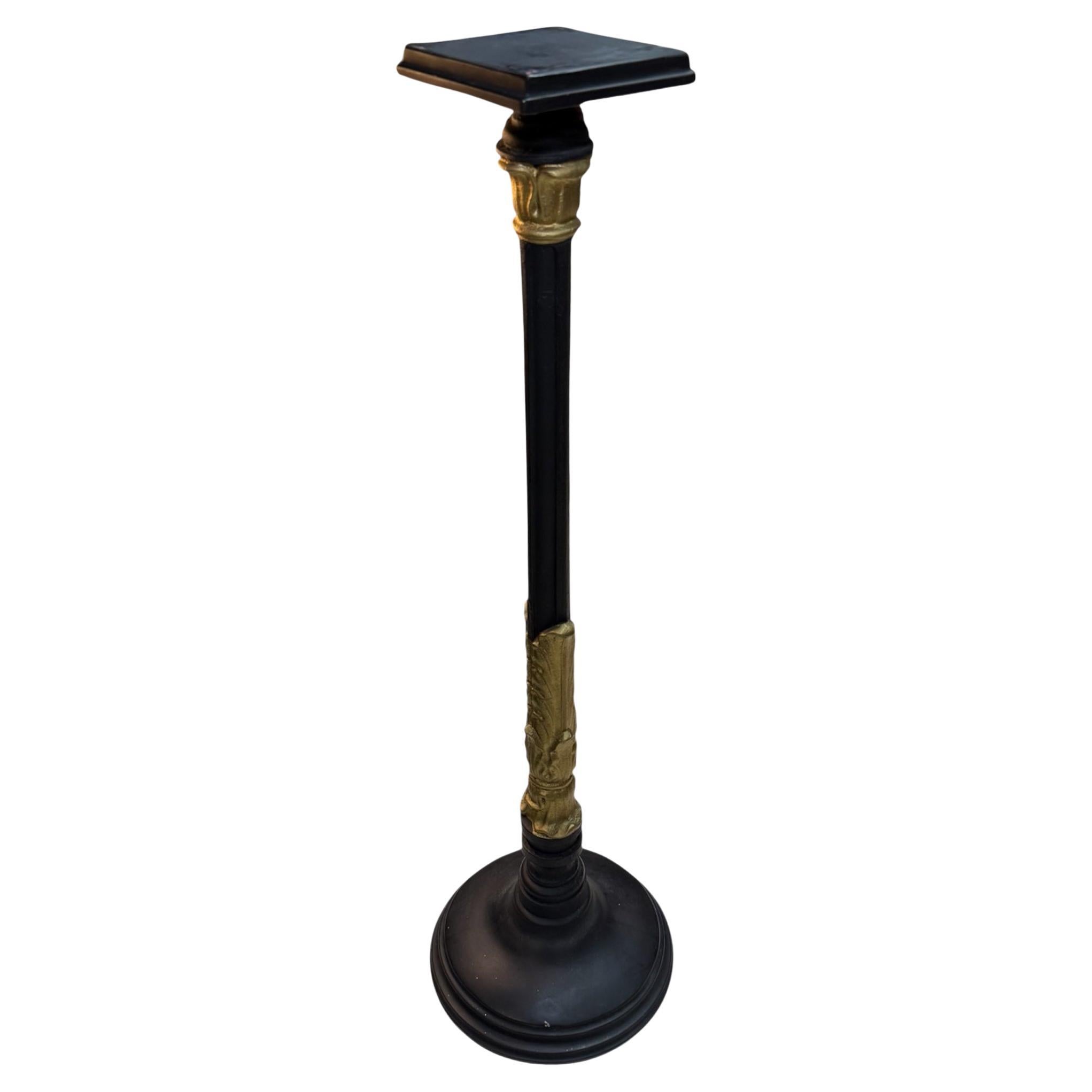 Neoclassical Style Cast Iron Pedestal For Sale
