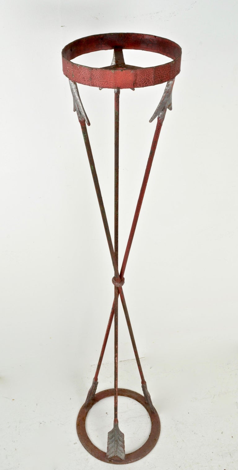 Neoclassical Style Cast Iron Plant Stand For Sale at 1stdibs