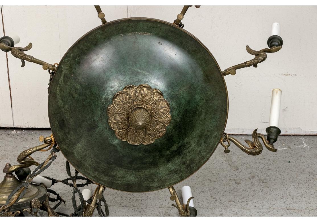 Lampadario in stile neoclassico da restaurare in vendita 12