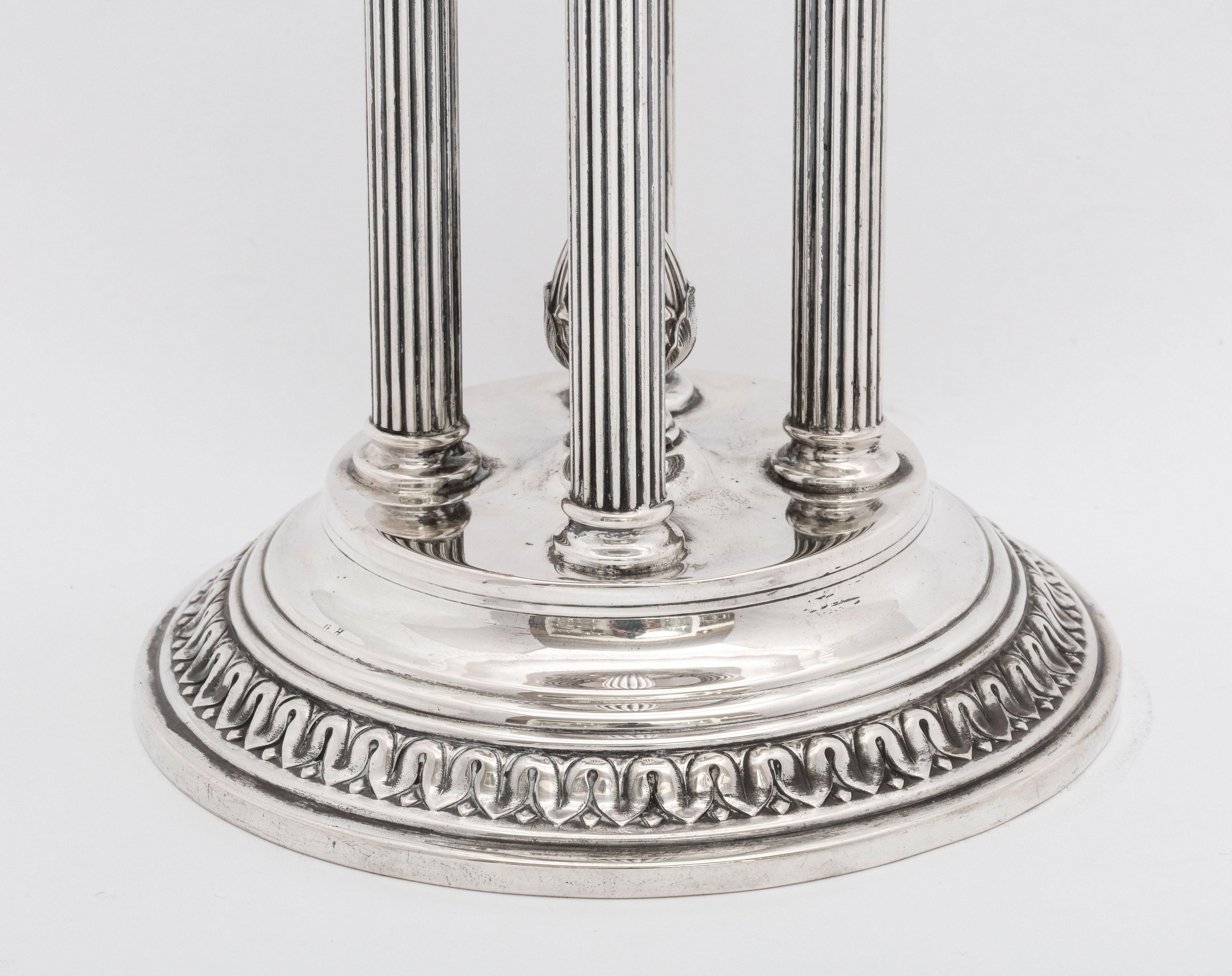 Neoclassical Style Continental Silver '.800' Centerpiece For Sale 6
