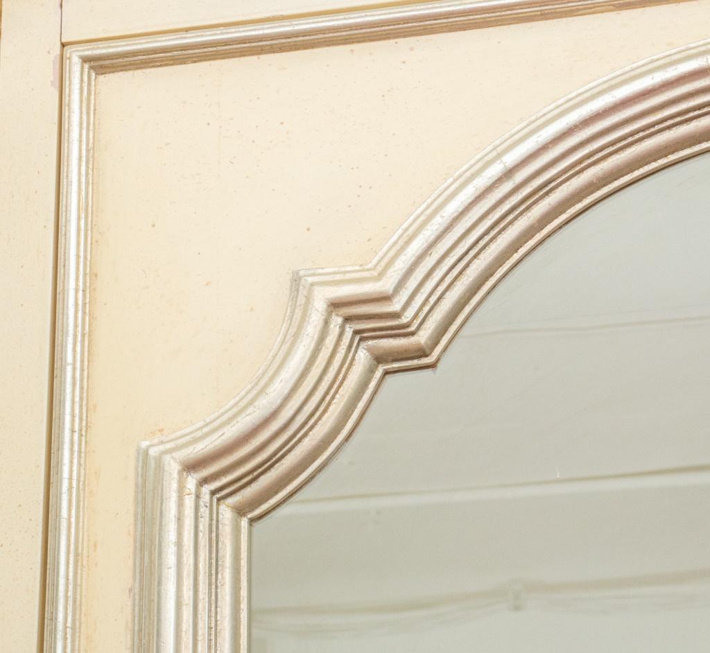 Neoclassical Style Cream & Silvered Breakfront 2