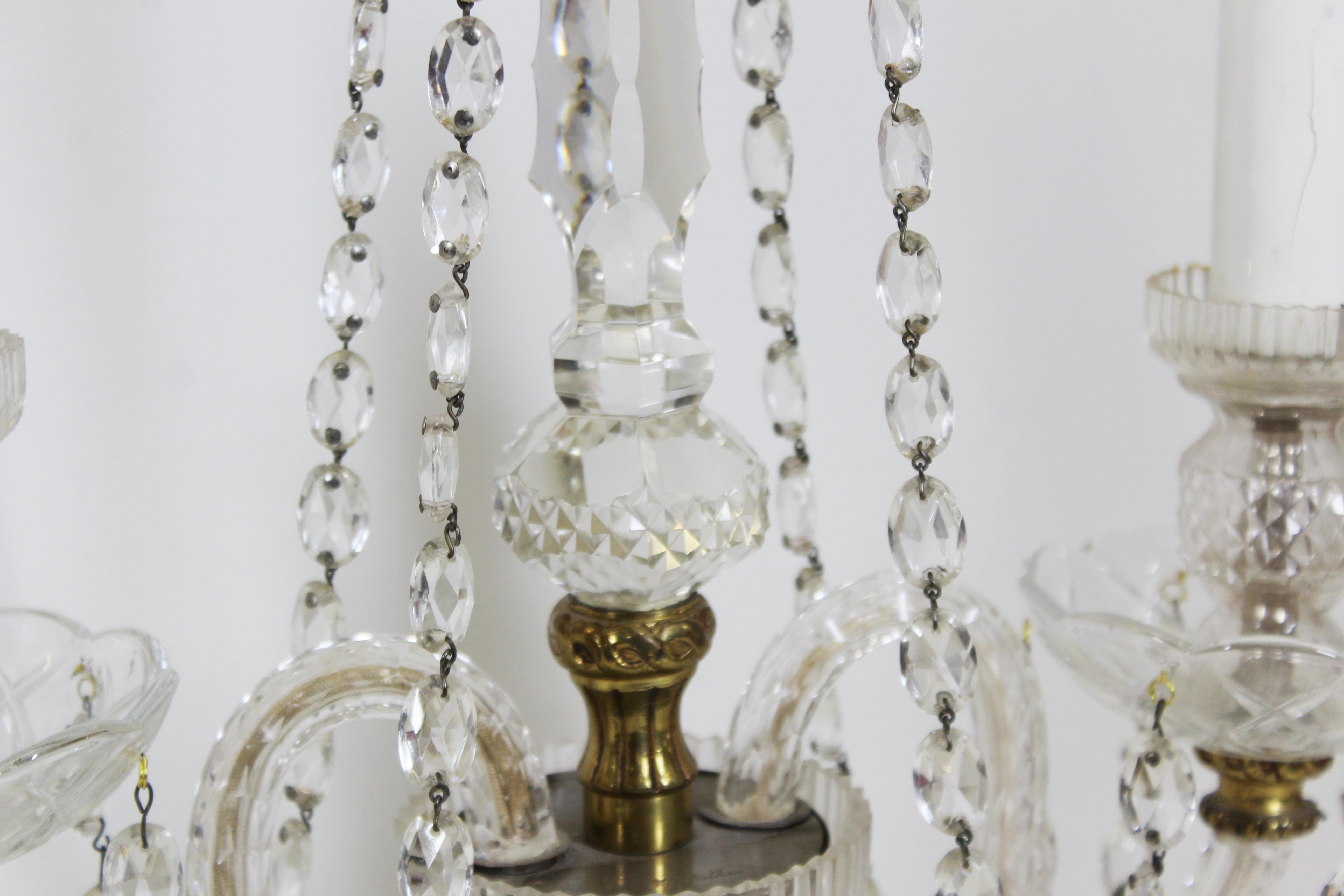 Neoclassical Style Czech Crystal Table Lamps 5