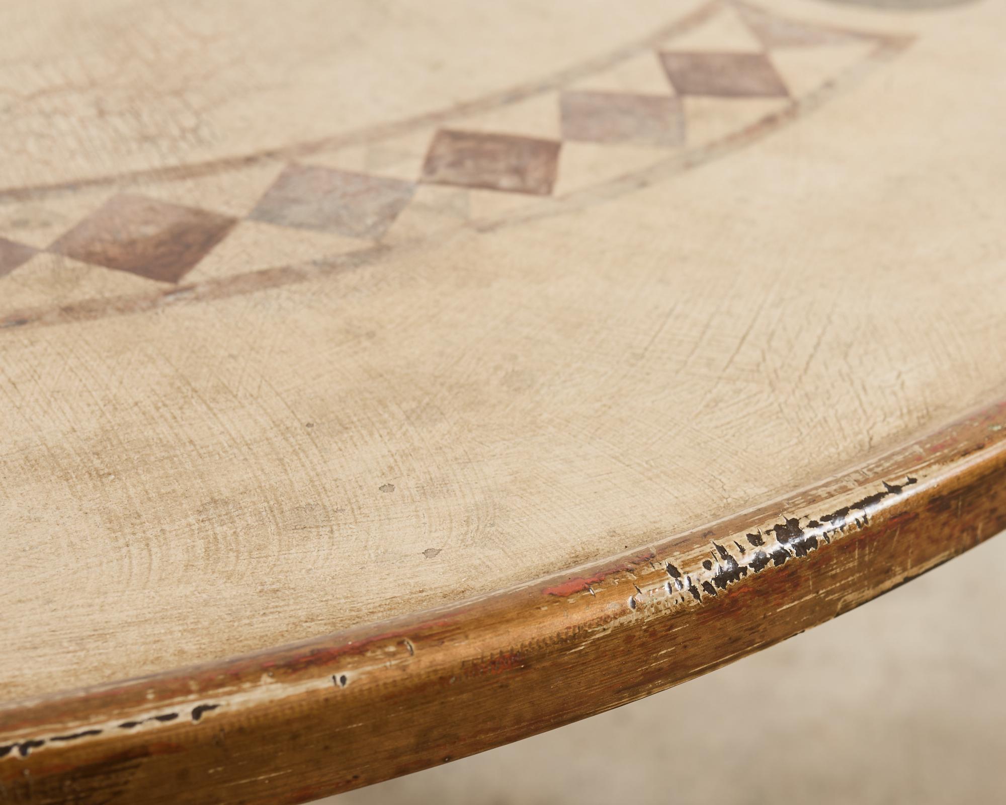 Neoclassical Style Faux Limestone Lacquered Center Table 11