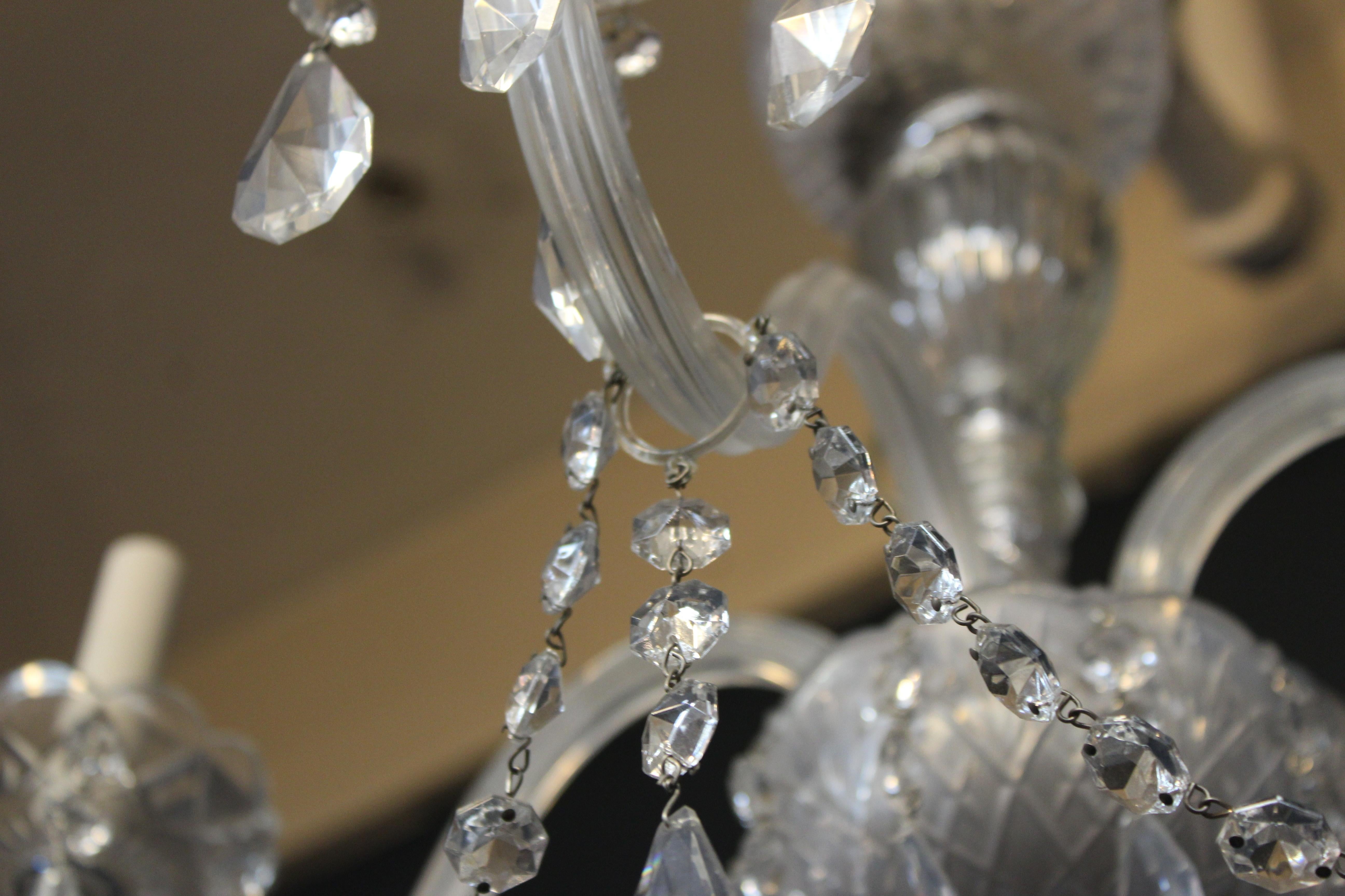 Neoclassical Style Five-Arm Crystal Chandelier 5